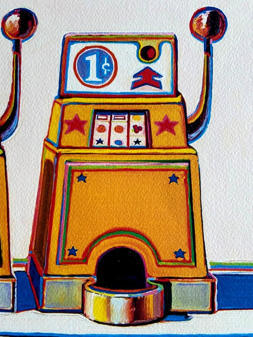 Numbered Wayne Thiebaud Lithograph Op - 5