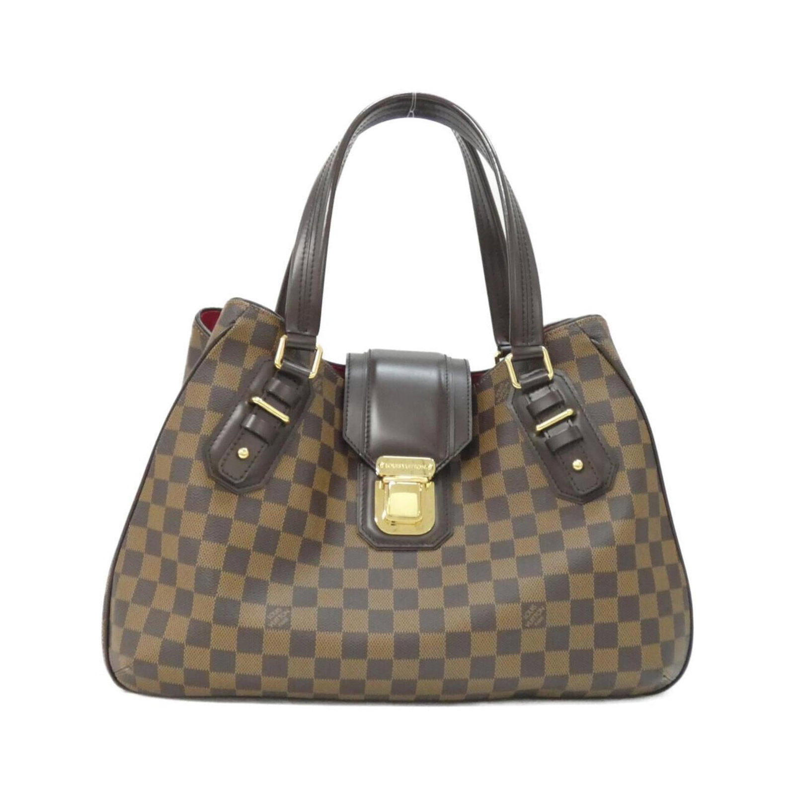 Louis Vuitton Coated Canvas Handbag: Louis Vuitton Coated Canvas Handbag A timeless piece from the iconic Louis Vuitton brand, this coated canvas handbag boasts the signature Damier Canvas and Ebene patterns in a classic design that exud