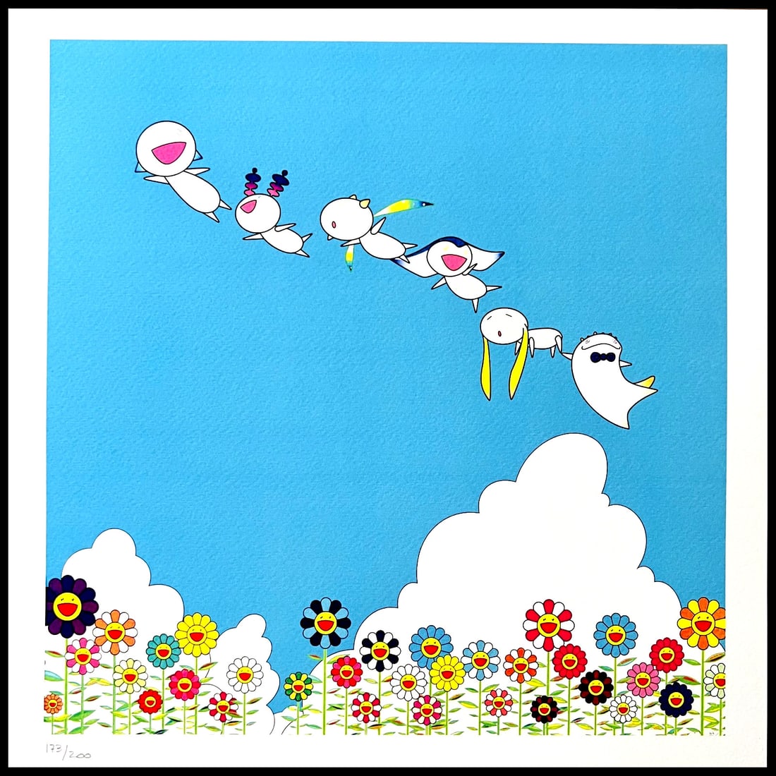 Ltd Takashi Murakami Lithograph Mori Art Museum Numbered: Ltd Takashi Murakami Lithograph Mori Art Museum Numbered Own a unique piece of art history with this limited edition lithograph by renowned artist Takashi Murakami, printed in 2015 by the Mori Art Mus