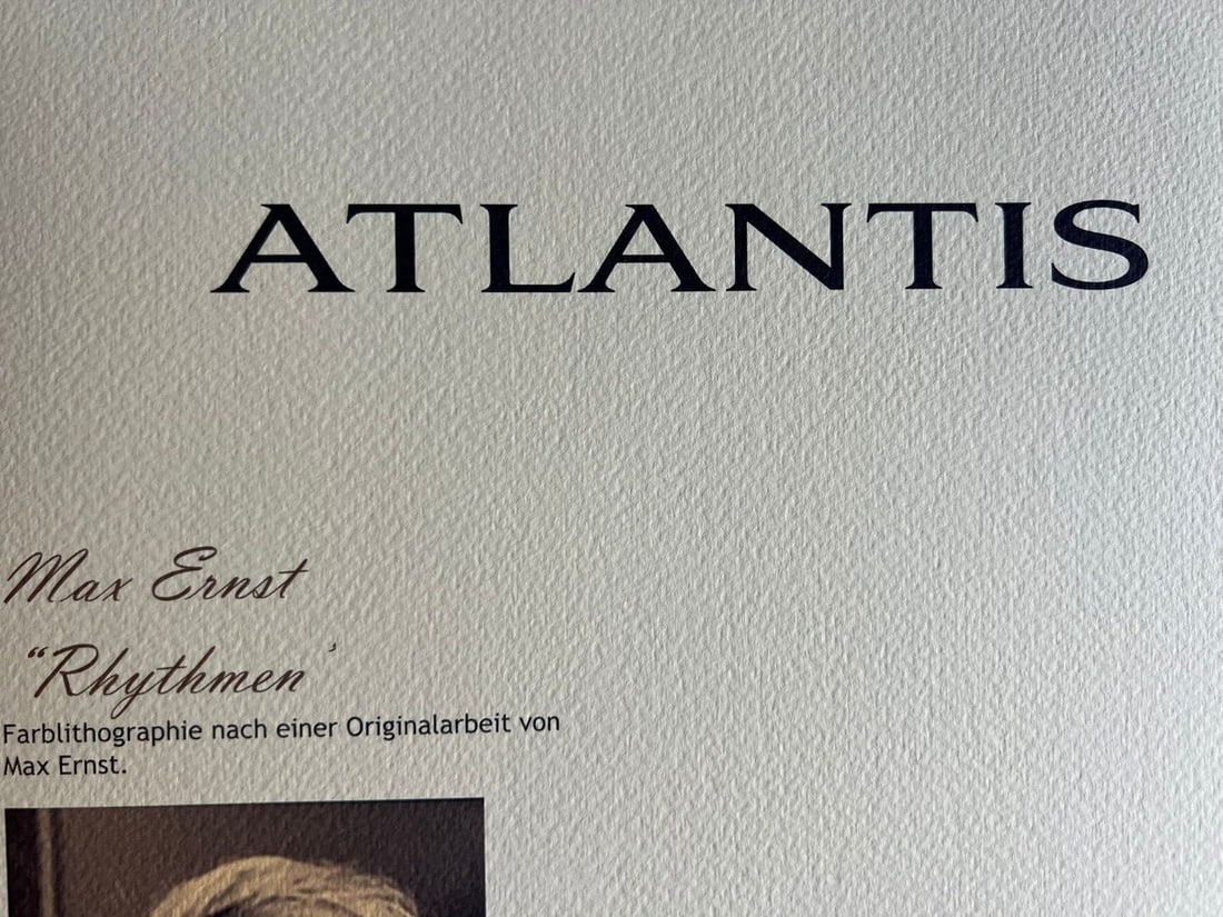 Max Ernst Lithograph #Op Numbered - 10
