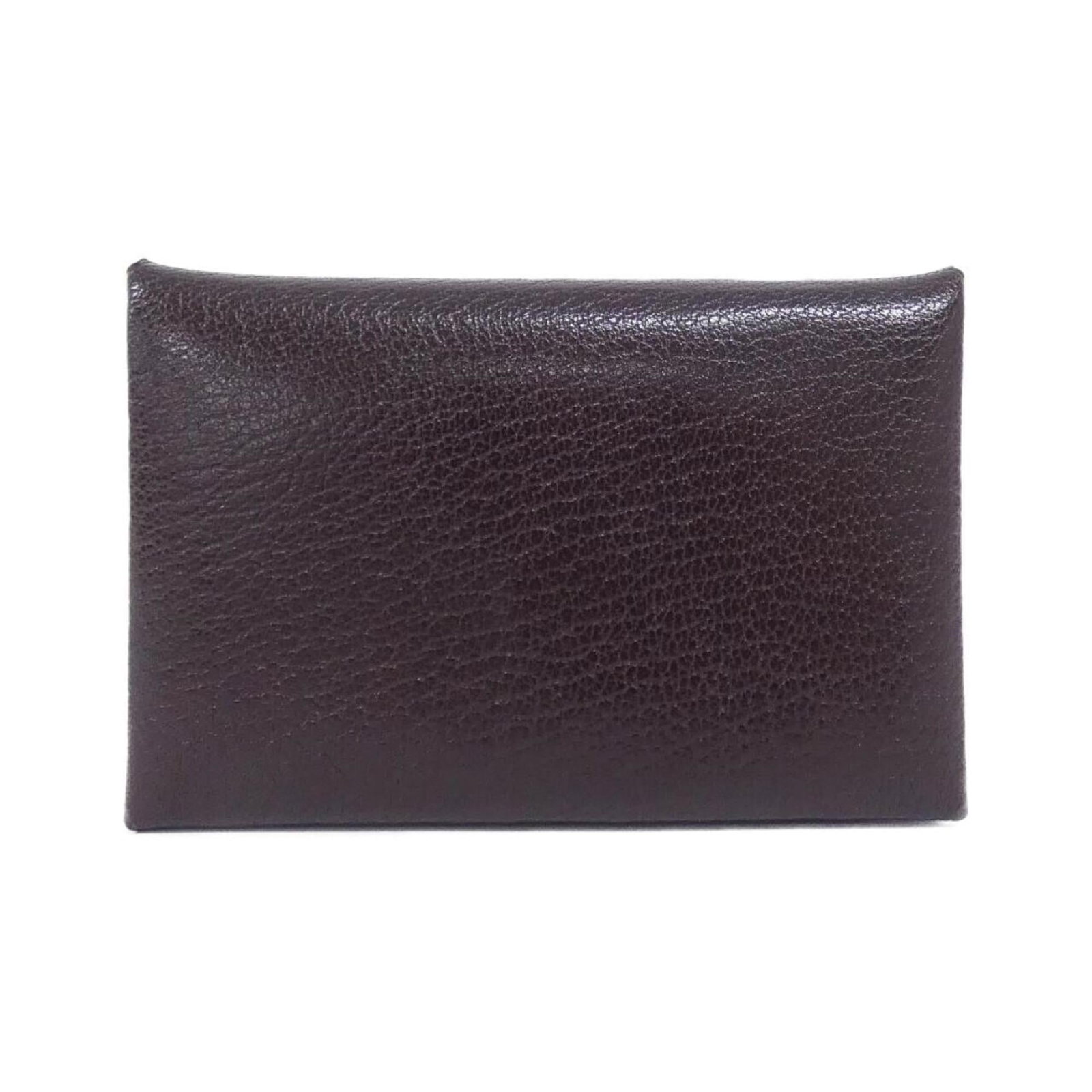 Hermes Leather Card Case: Hermes Leather Card Case A luxurious and timeless accessory, this pre-owned Hermes leather card case boasts rich purple tones and premium quality craftsmanship. With its classic design and durable lea