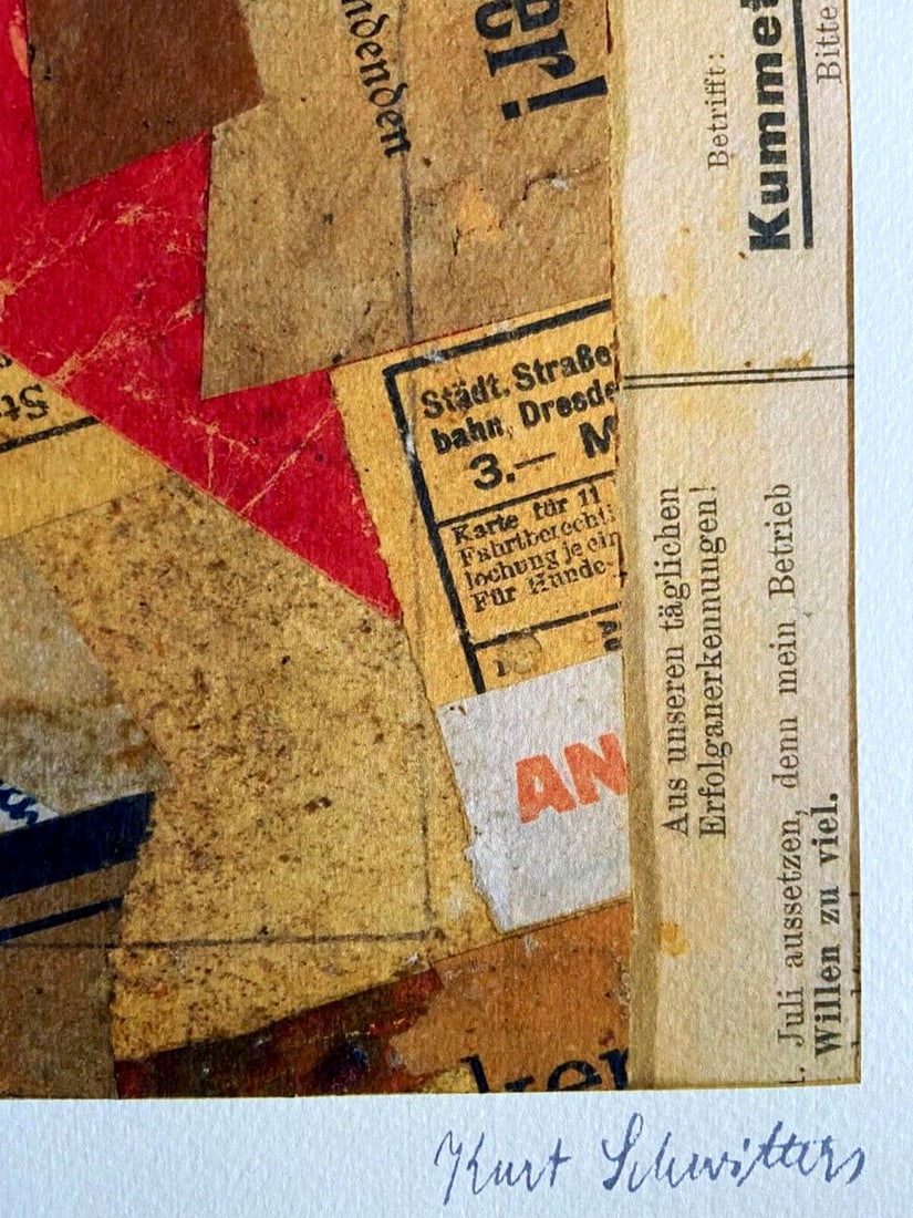 Lithograph Kurt Schwitters - 6