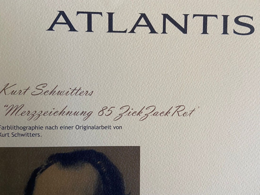 Lithograph Kurt Schwitters - 8