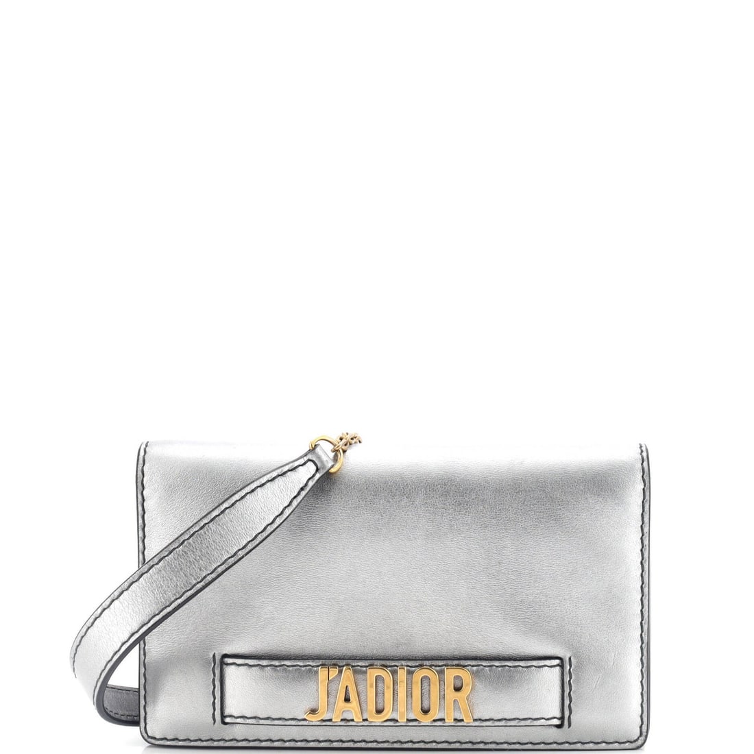 Leather Christian Dior J'Adior Clutch on Chain: Leather Christian Dior J'Adior Clutch on Chain Elevate your evening look with the iconic Christian Dior J'Adior Clutch on Chain, a timeless piece of luxury that combines sleek sophistication with edgy