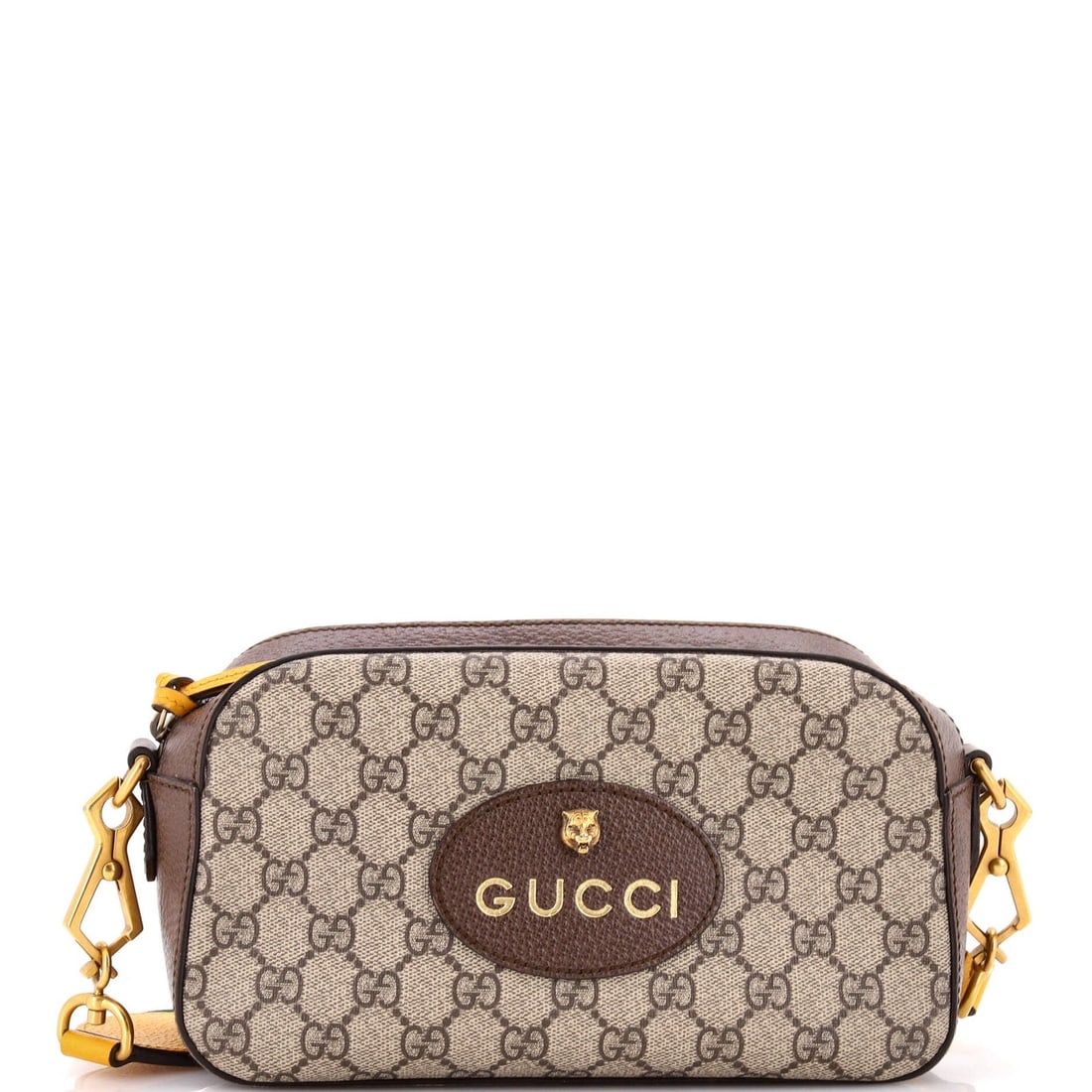 Gucci Neo Vintage Camera Messenger Bag in GG Coated Canvas: Gucci Neo Vintage Camera Messenger Bag in GG Coated Canvas The Gucci Neo Vintage Camera Messenger Bag is a stylish and functional accessory that combines classic elegance with modern versatility. With