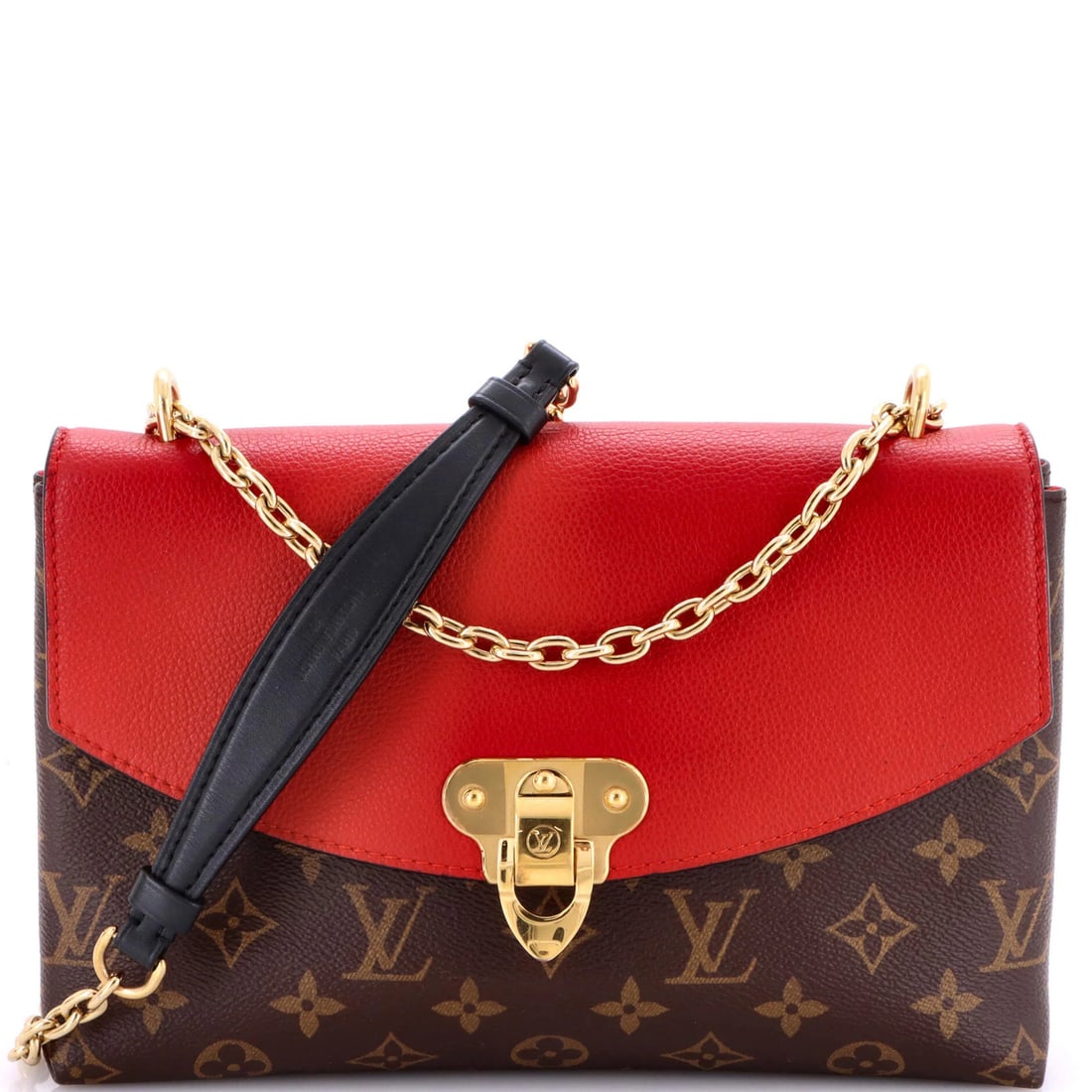 Louis Vuitton Saint Placide Monogram Canvas and Leather Handbag: Louis Vuitton Saint Placide Monogram Canvas and Leather Handbag A rare find for the Louis Vuitton enthusiast, this Saint Placide Monogram Canvas and Leather shoulder bag boasts the iconic LV monogram