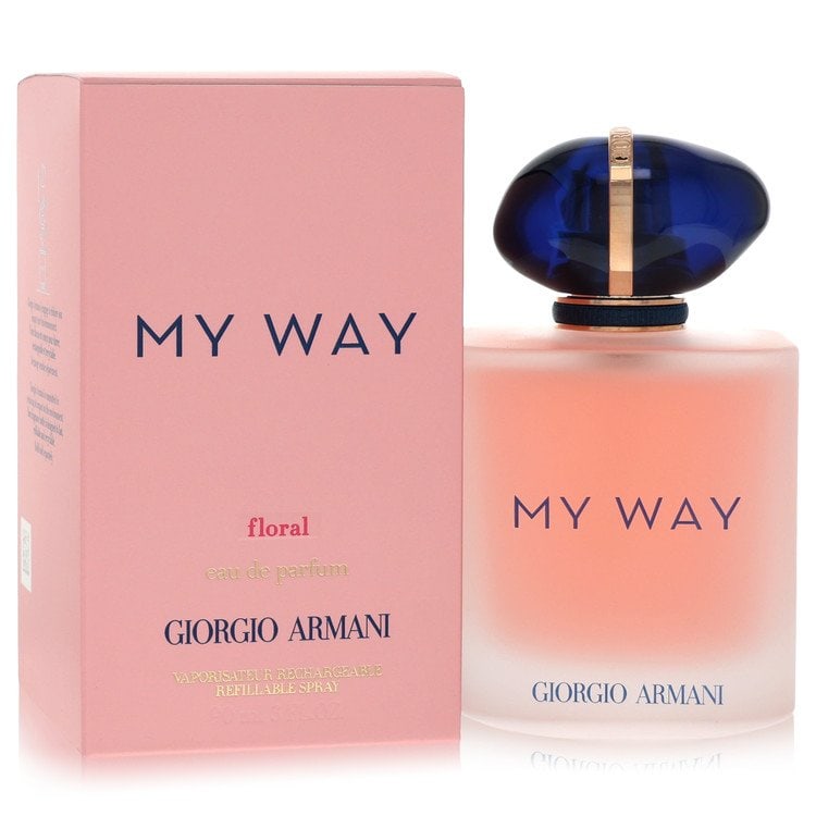 Griogio Armani My Way Floral Perfume By Giorgio Eau De Parfum Refillable Spray: Griogio Armani My Way Floral Perfume By Giorgio Eau De Parfum Refillable Spray Experience the timeless elegance of Giorgio Armani My Way Floral Perfume, a sophisticated eau de parfum designed for wome