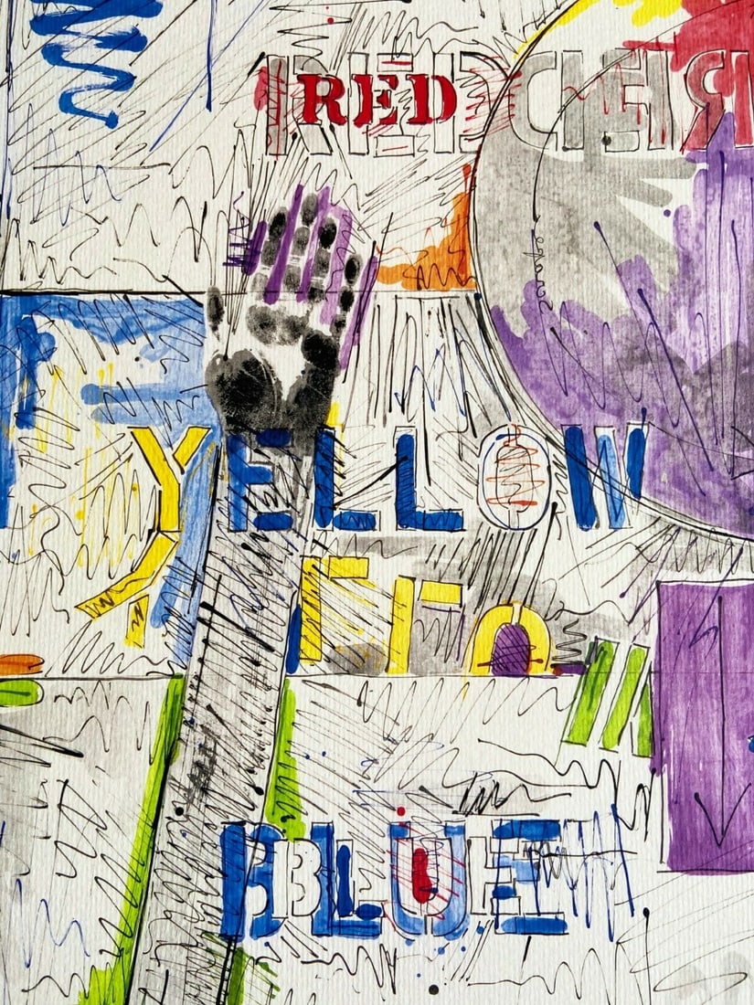 250 Jasper Johns Lithograph Numbered Op: 250 Jasper Johns Lithograph Numbered Op Own a rare piece of art history with this 1986 lithograph by Jasper Johns, "The end of the earth", printed at The Met Museum. This numbered edition of 250 speci