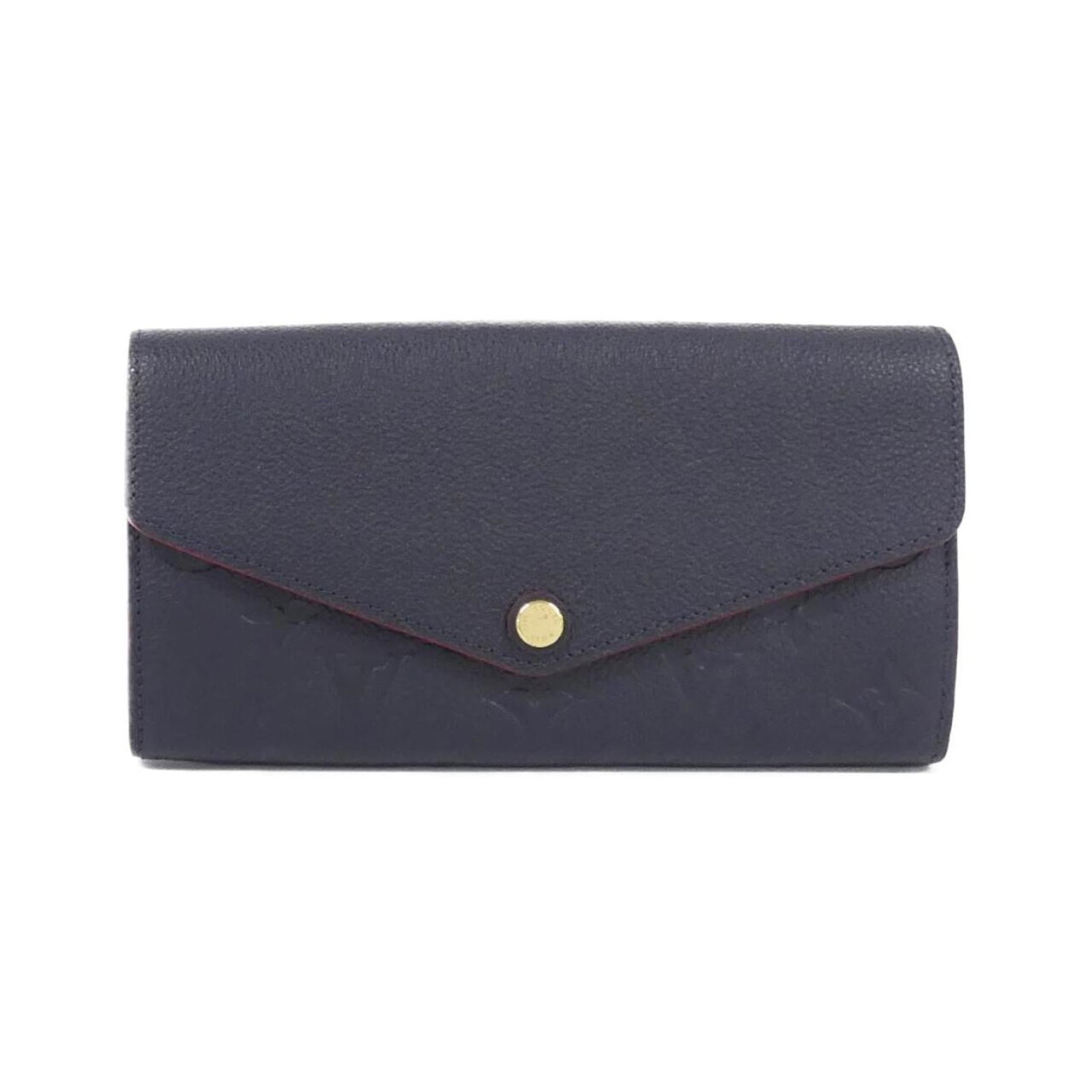 Louis Vuitton Bi-Fold Leather Wallet: Louis Vuitton Bi-Fold Leather Wallet A timeless piece from the iconic Louis Vuitton brand, this bi-fold leather wallet boasts classic design and premium quality. Made from rich calf leather in Marine