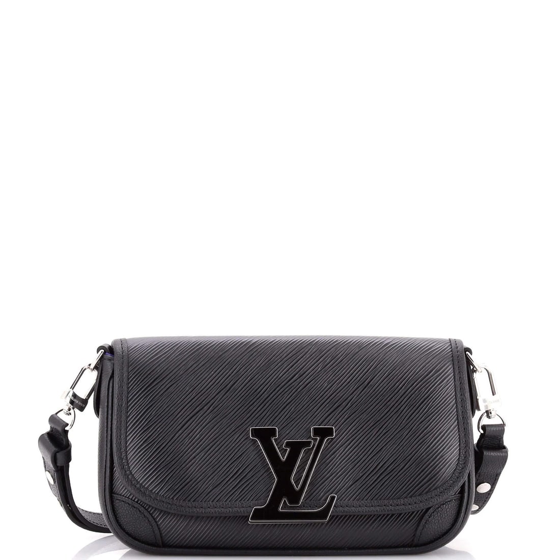 Louis Vuitton Buci Crossbody Bag in Epi Leather: Louis Vuitton Buci Crossbody Bag in Epi Leather A sleek and sophisticated Louis Vuitton Buci Crossbody Bag in Epi Leather, boasting a timeless black exterior with subtle edge wear and scuffs that add