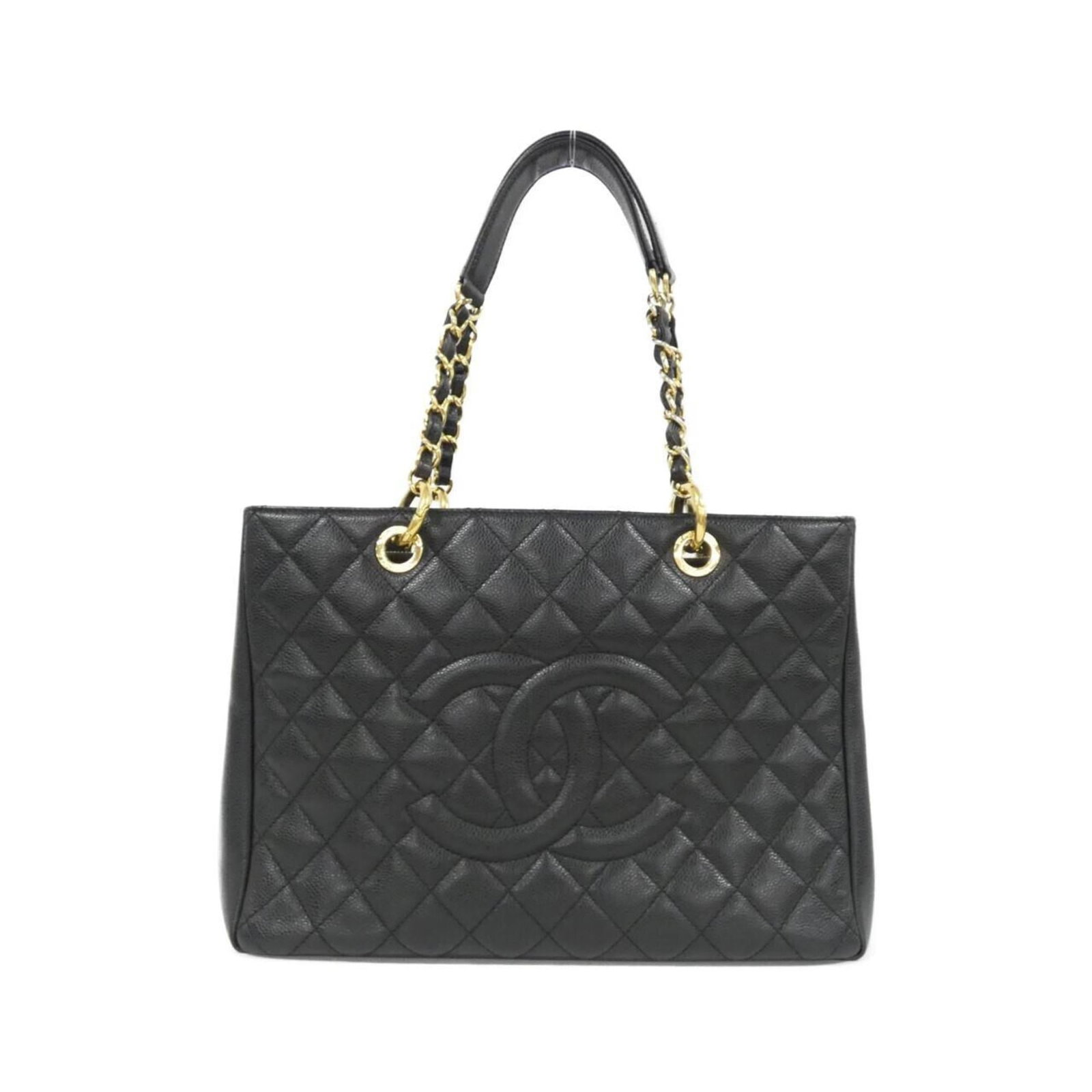 Chanel Grained Calfskin Shoulder Bag: Chanel Grained Calfskin Shoulder Bag This stunning Chanel shoulder bag boasts sleek, grained calfskin that adds a touch of sophistication to any outfit. With its classic design and gold hardware accen