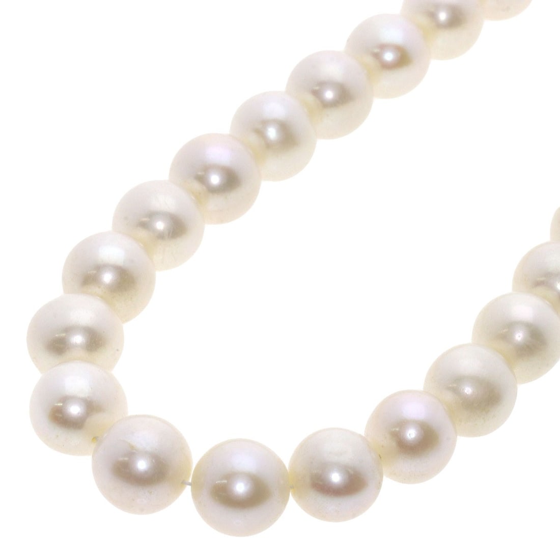 Freshwater Pearl Necklace, 58.5g Metal: Freshwater Pearl Necklace, 58.5g Metal Elevate your elegance with this stunning freshwater pearl necklace, crafted from 58.5g of high-quality metal and boasting a sleek white exterior. Measuring 16.7