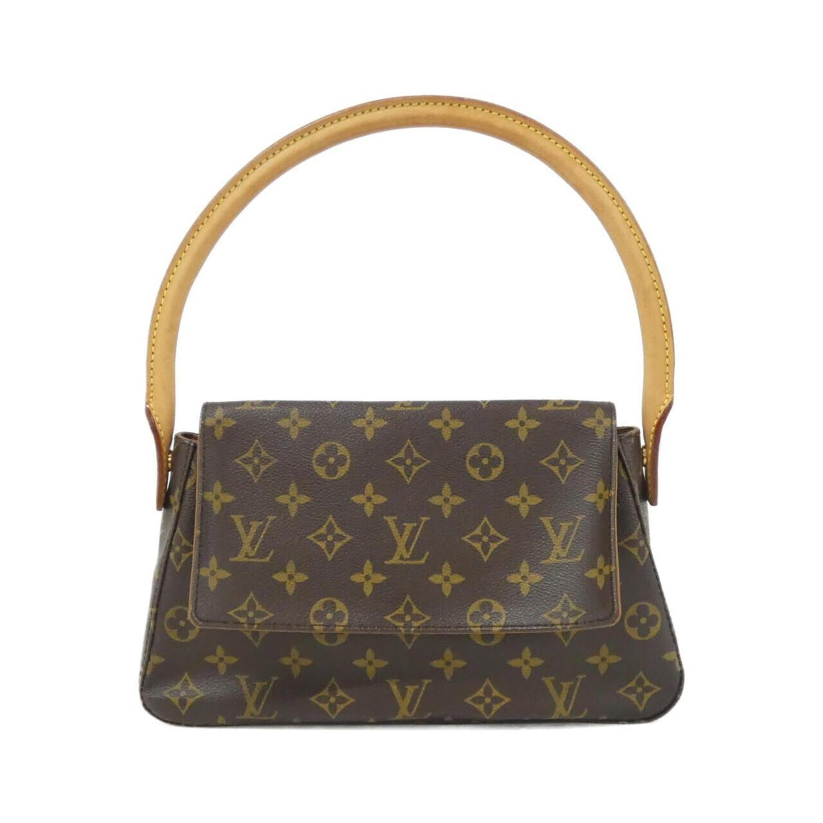 Louis Vuitton Monogram Shoulder Bag: Louis Vuitton Monogram Shoulder Bag Experience the timeless elegance of Louis Vuitton with this stunning Monogram Shoulder Bag, boasting the iconic interlocking LV monogram in rich marron leather and