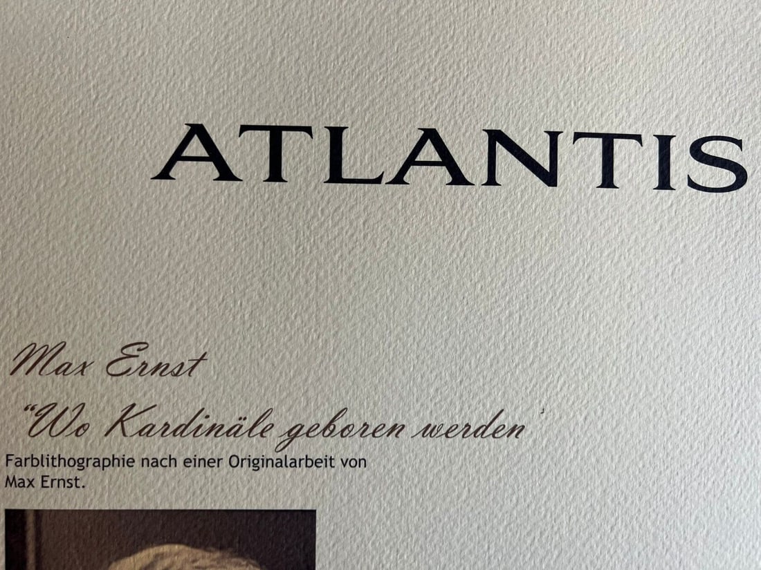 Max Ernst Lithograph #Op Numbered - 9