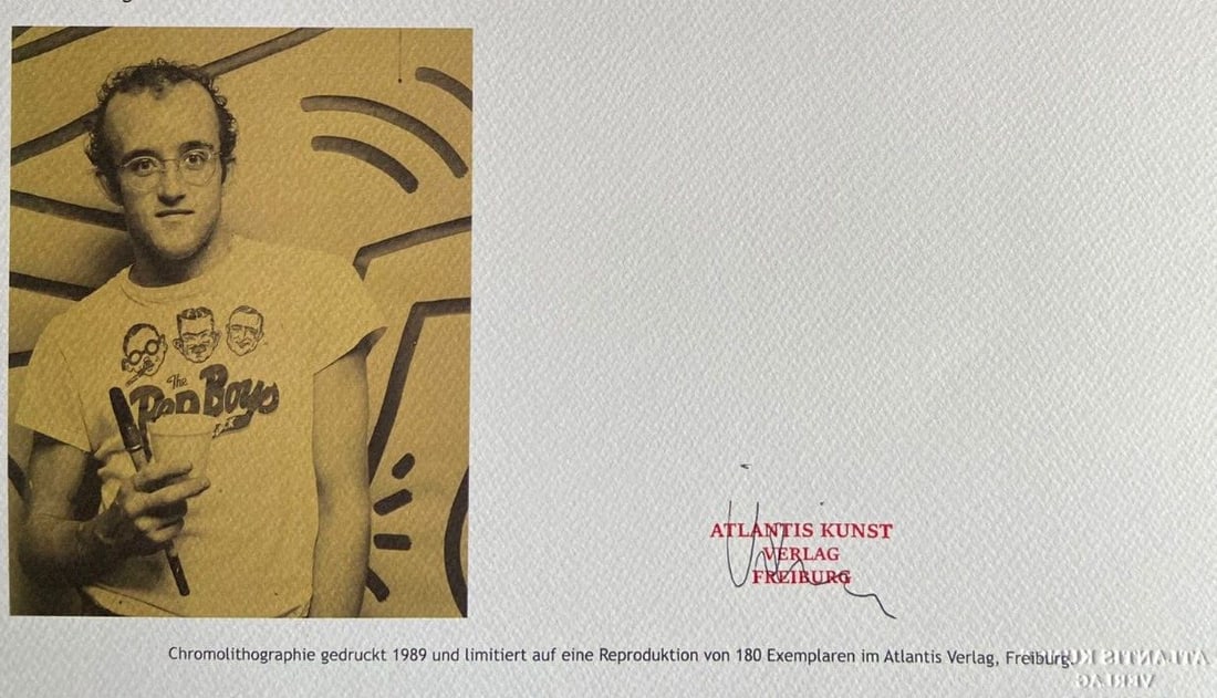 Keith Haring Lithograph from 'Cats', Numbered - 11