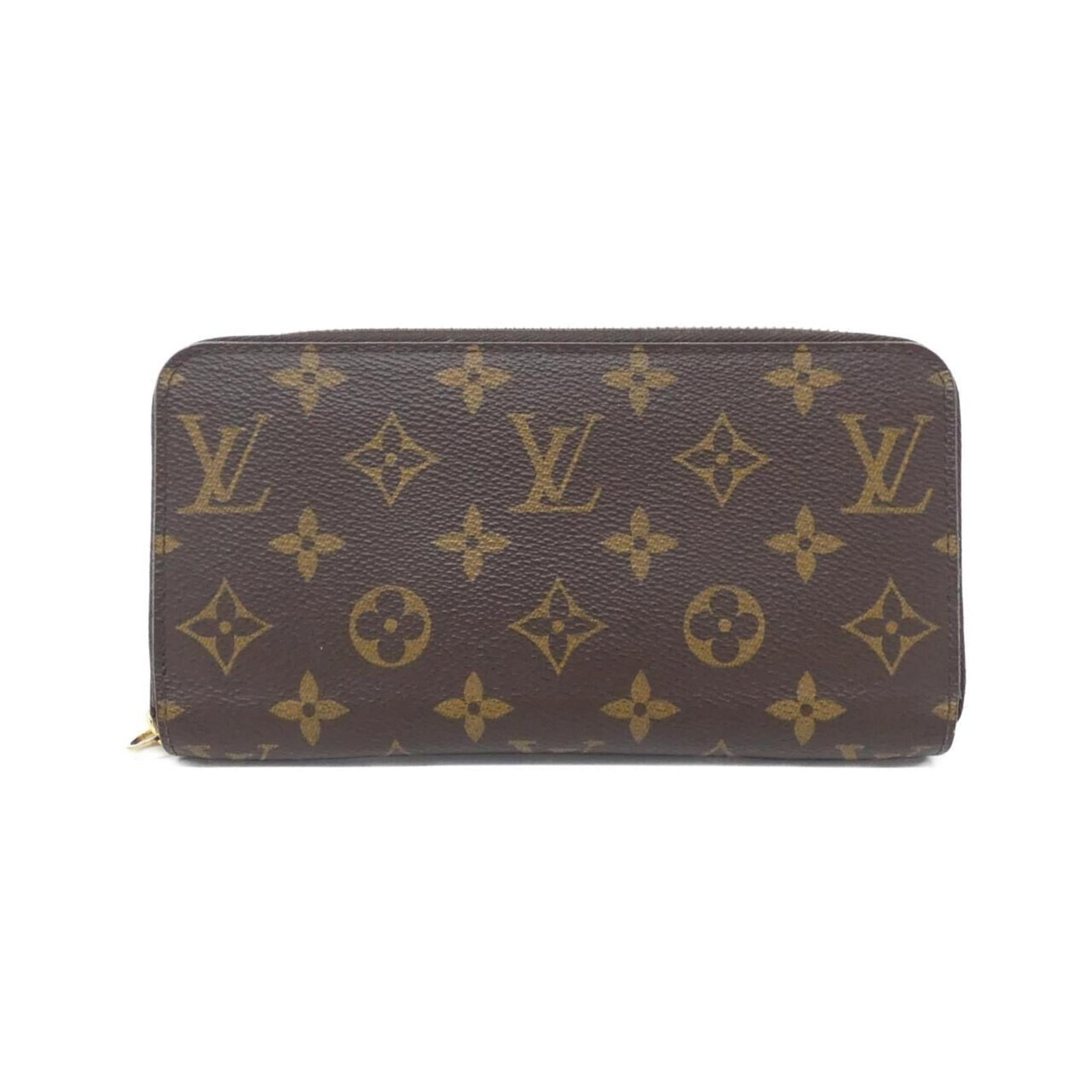 Louis Vuitton Bi-Fold Coated Canvas Long Wallet: Louis Vuitton Bi-Fold Coated Canvas Long Wallet A timeless piece from the iconic Louis Vuitton brand, this bi-fold coated canvas long wallet boasts classic design and durability. With its rich brown c