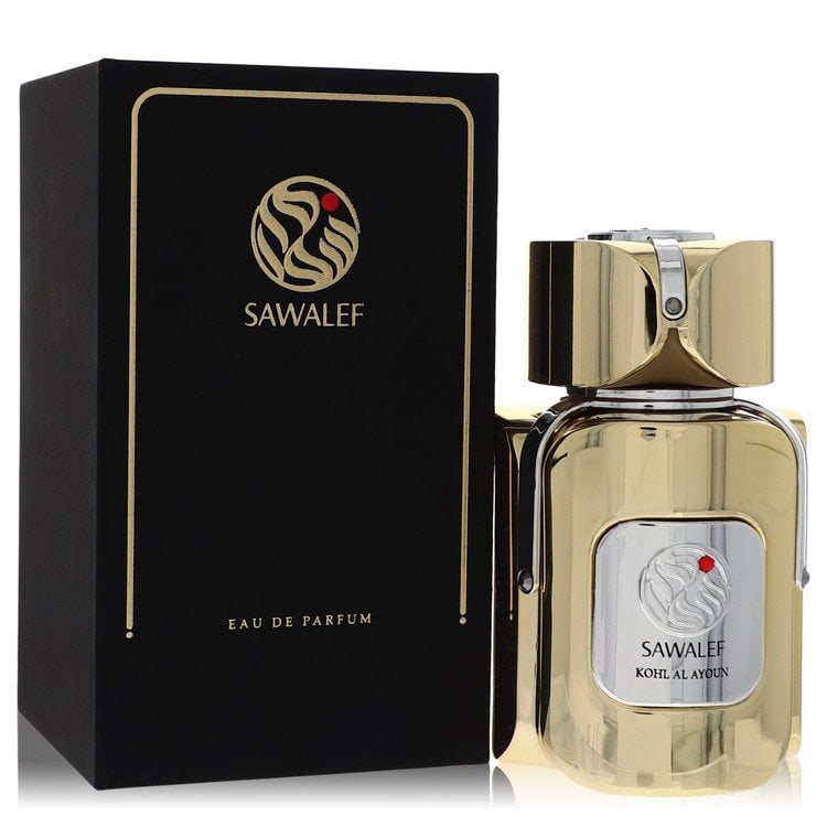 Kohl Al Ayoun Perfume by Sawalef Eau de Parfum Spray for Unisex: Kohl Al Ayoun Perfume by Sawalef Eau de Parfum Spray for Unisex Experience the timeless elegance of Kohl Al Ayoun Perfume by Sawalef, a sophisticated unisex fragrance that combines rich notes of oud a