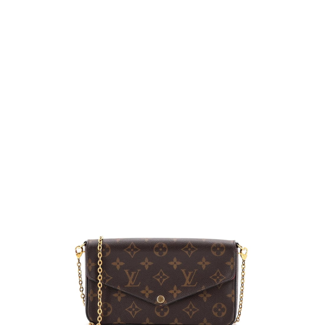 Canvas Louis Vuitton Felicie Pochette Monogram: Canvas Louis Vuitton Felicie Pochette Monogram A stylish and functional cross-body bag, the Felicie Pochette Monogram from Louis Vuitton is a timeless classic. With its signature monogram canvas exter