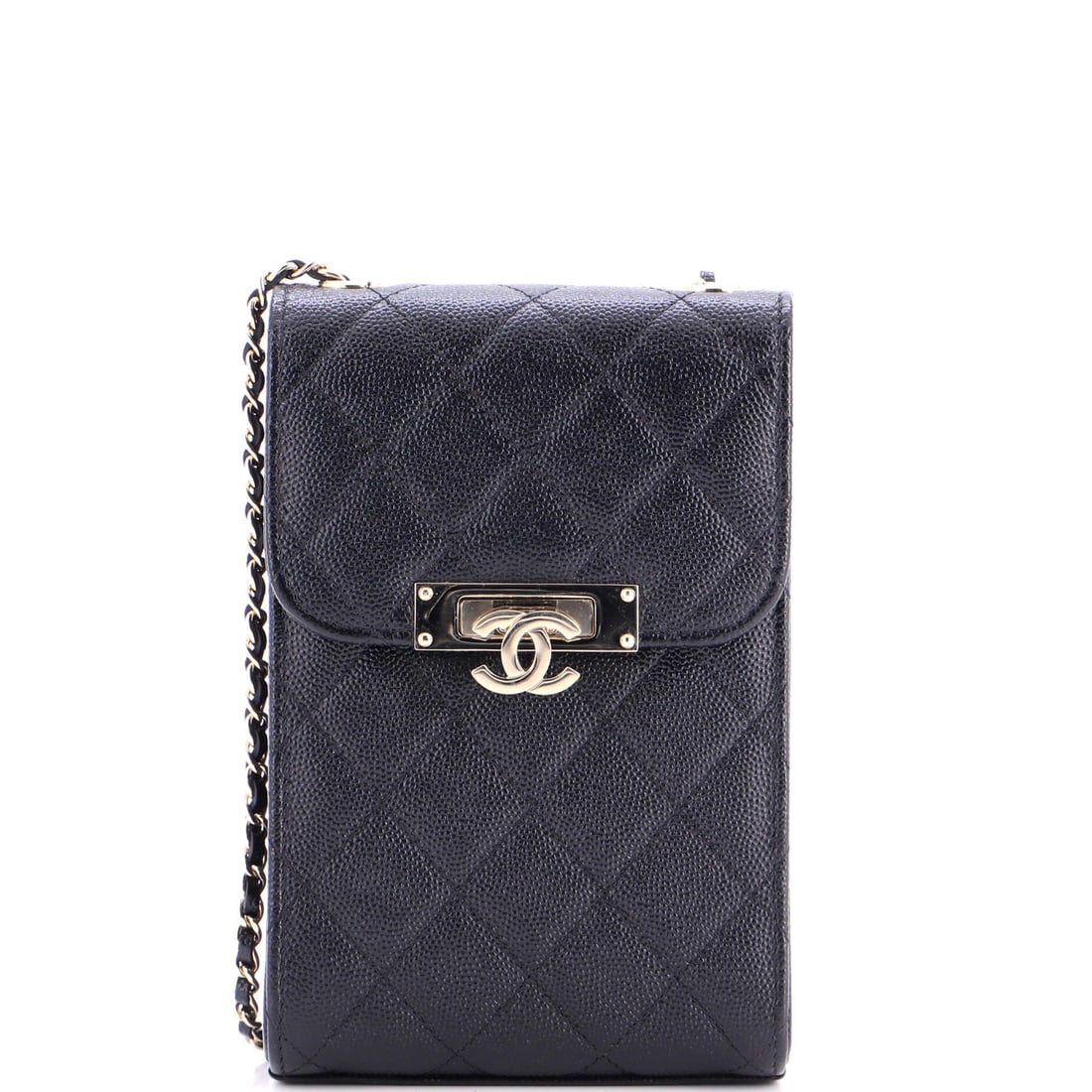 Chanel Golden Class Caviar Quilted Crossbody Bag: Chanel Golden Class Caviar Quilted Crossbody Bag The Chanel Golden Class Caviar Quilted Crossbody Bag is a luxurious and timeless accessory that exudes elegance with its sleek black leather exterior,