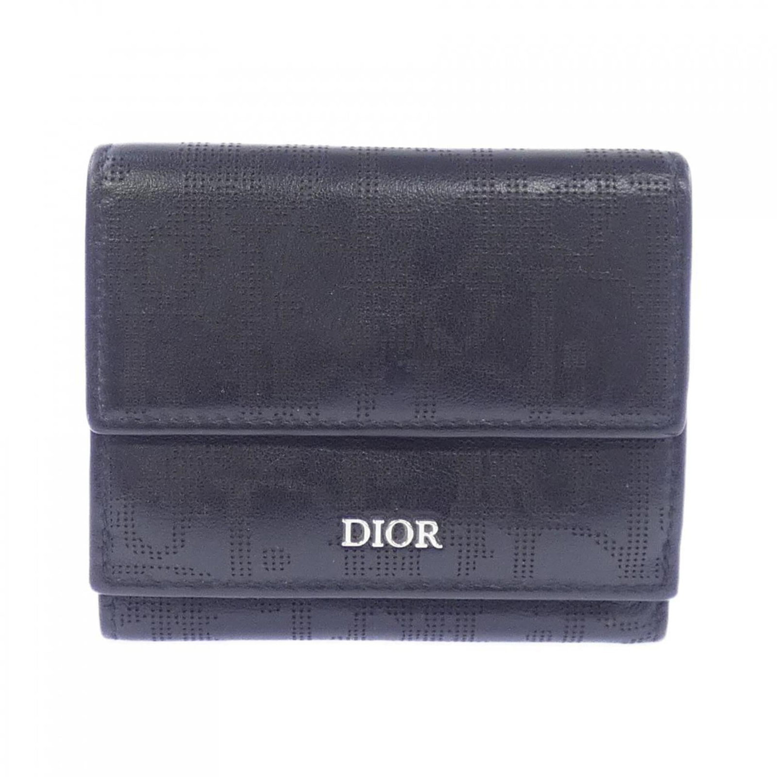 Christian Dior Tri-Fold Wallet: Christian Dior Tri-Fold Wallet A sleek and sophisticated accessory for the modern gentleman, this Christian Dior tri-fold wallet boasts a classic design with clean lines and premium materials. With it