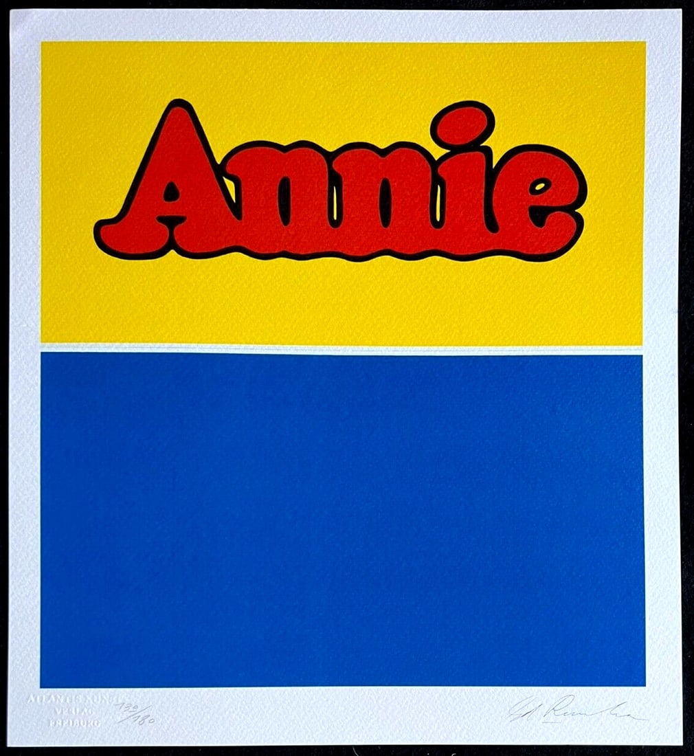 Limited Edward Ruscha Lithograph Op Numbered: Limited Edward Ruscha Lithograph Op Numbered A rare opportunity to own a piece of art history, this limited edition lithograph by renowned American artist Edward Ruscha is a true treasure for collecto