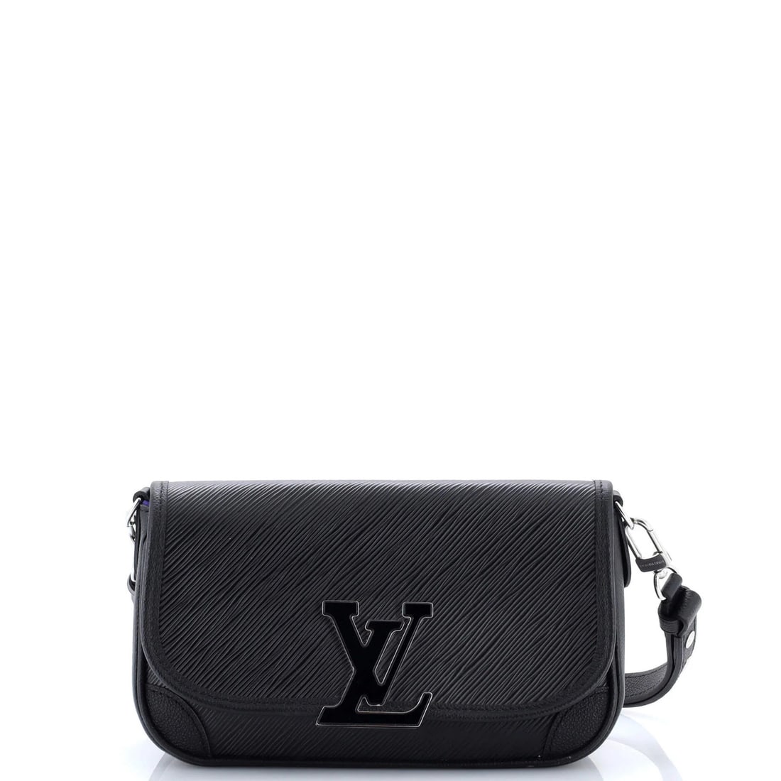 Louis Vuitton Buci Crossbody Bag in Epi Leather: Louis Vuitton Buci Crossbody Bag in Epi Leather This stunning Louis Vuitton Buci Crossbody Bag in Epi Leather is a timeless accessory for the modern woman. With its sleek black exterior and rich purpl