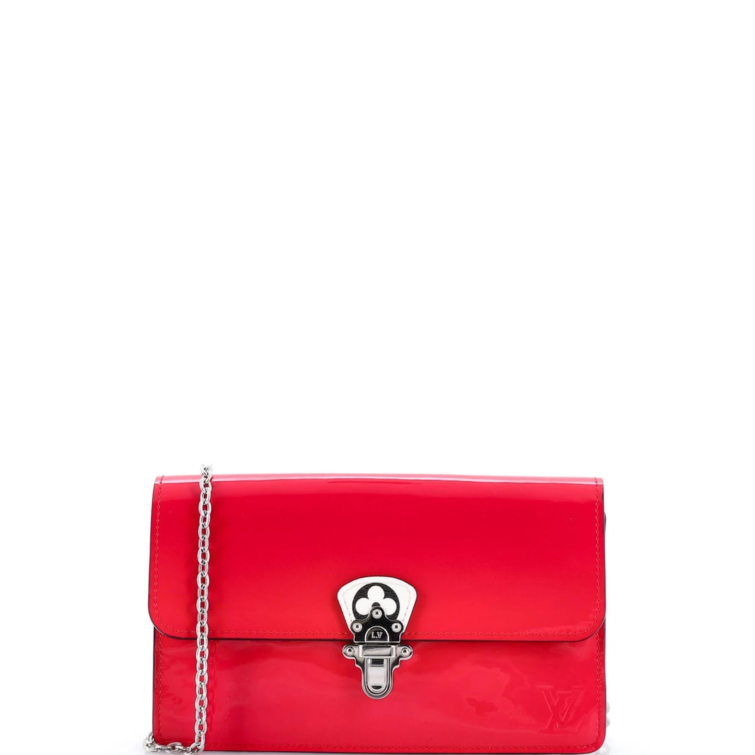 Louis Vuitton Cherrywood Chain Wallet in Monogram Canvas Vernis: Louis Vuitton Cherrywood Chain Wallet in Monogram Canvas Vernis The Louis Vuitton Cherrywood Chain Wallet in Monogram Canvas Vernis is a stylish and unique accessory that combines the classic look of