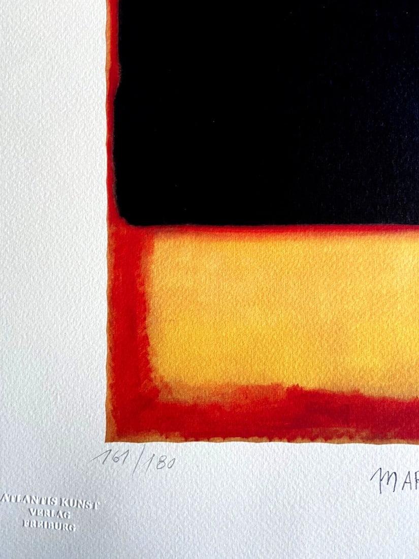 Mark Rothko Lithograph #Op Numbered - 5