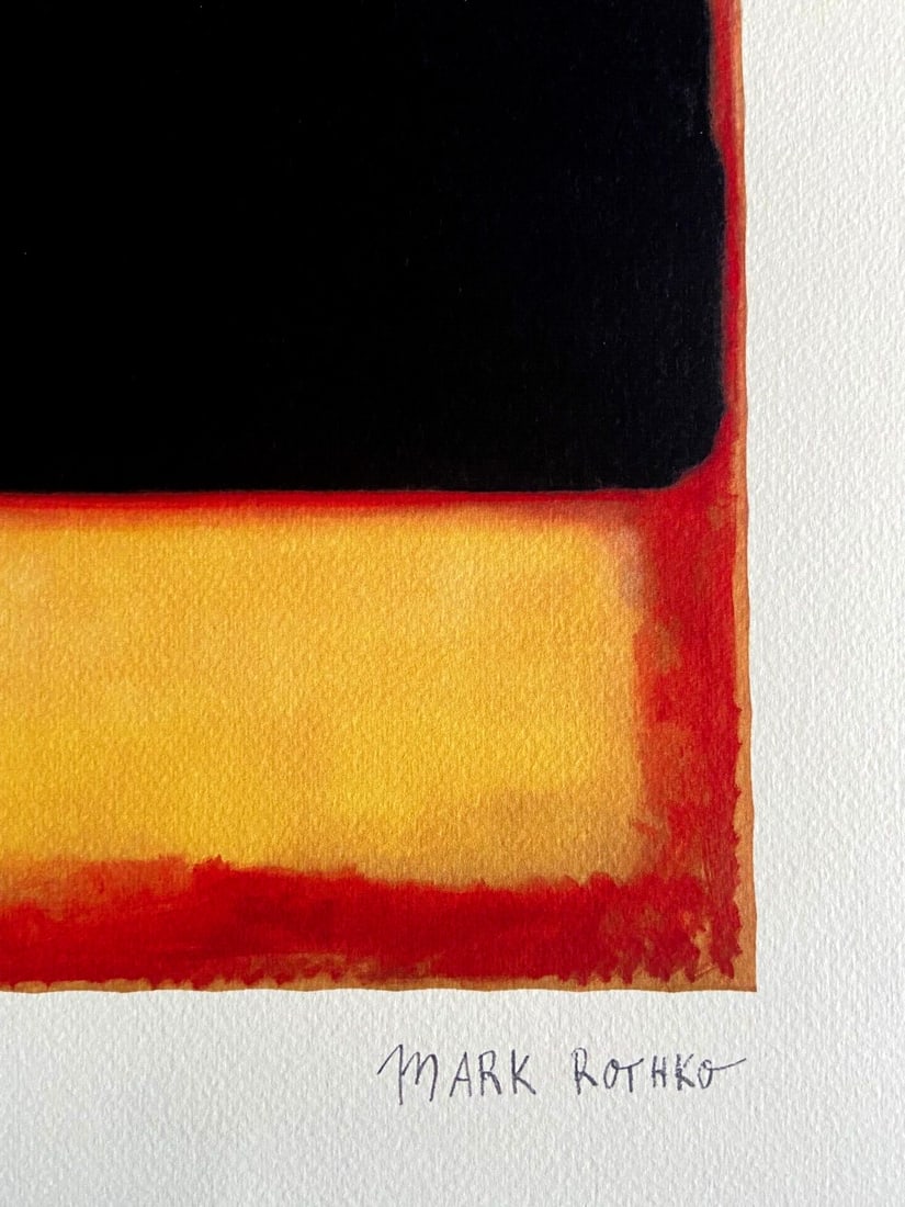 Mark Rothko Lithograph #Op Numbered - 6