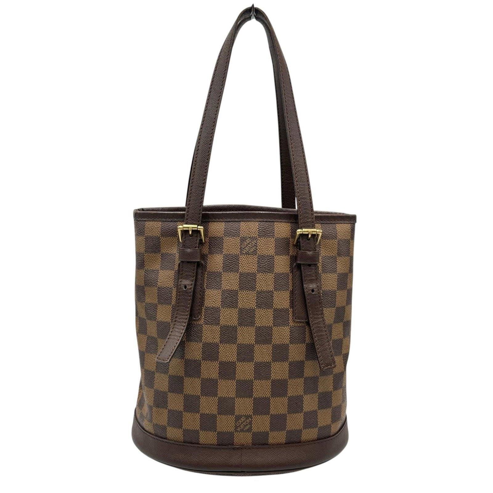 Louis Vuitton Damier Canvas Tote Bag: Louis Vuitton Damier Canvas Tote Bag A timeless piece from the iconic Louis Vuitton Damier Canvas collection, this pre-loved tote bag boasts the classic Galle color and signature Damier pattern. With