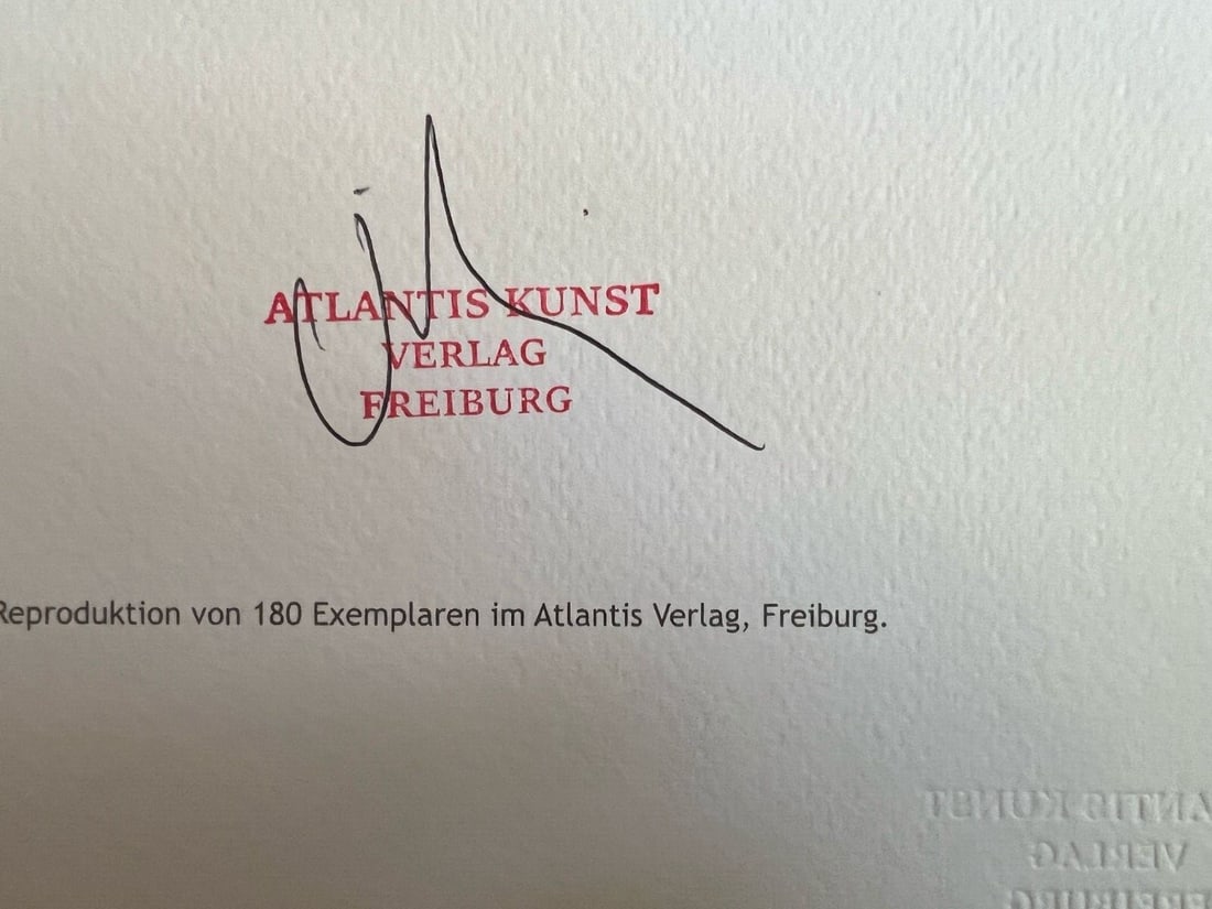 Lithograph David Hockney - 12