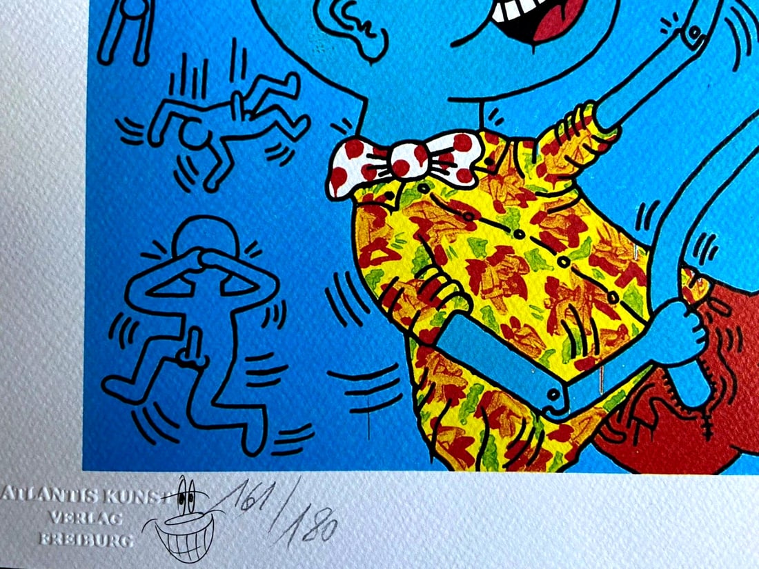 Numbered Keith Haring Lithograph - 5