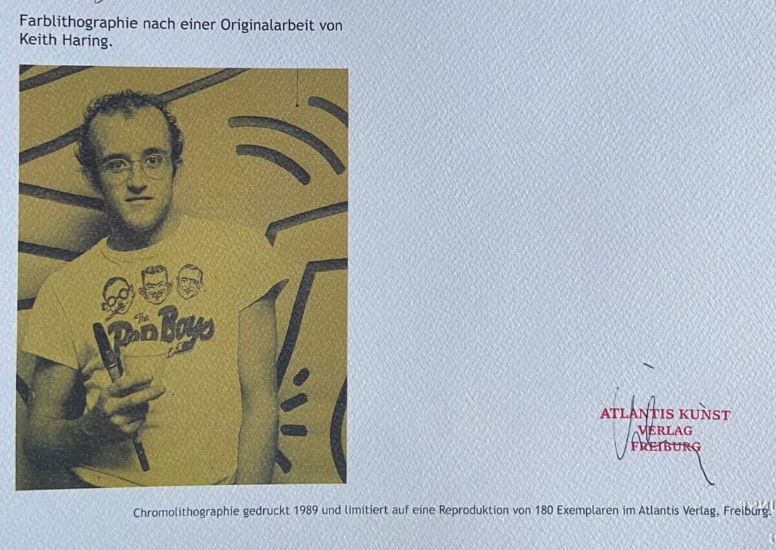 Numbered Keith Haring Lithograph - 8