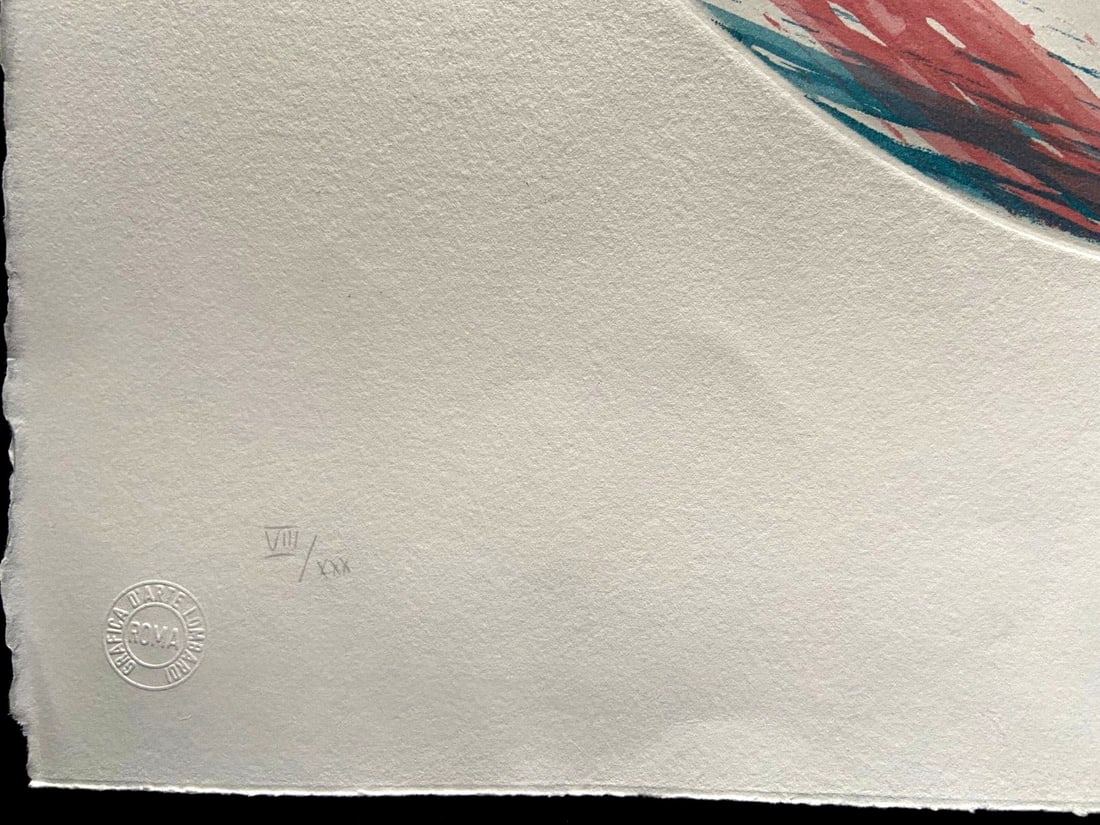 Published Piero Dorazio Etching Numbered - 7