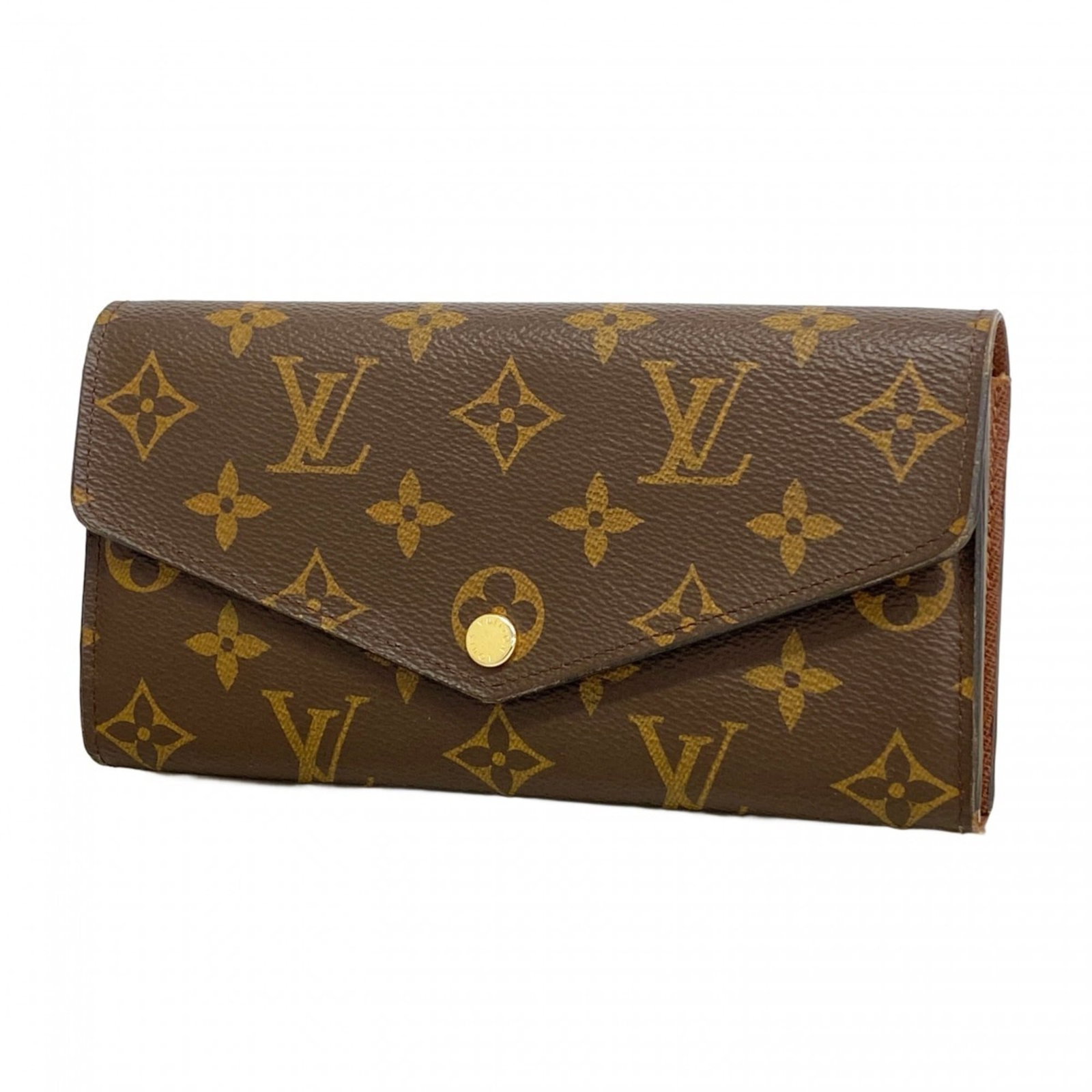 Louis Vuitton Bi-Fold Long Wallet: Louis Vuitton Bi-Fold Long Wallet A timeless piece from the iconic Louis Vuitton brand, this bi-fold long wallet boasts classic design and premium quality in rich brown leather. With its spacious