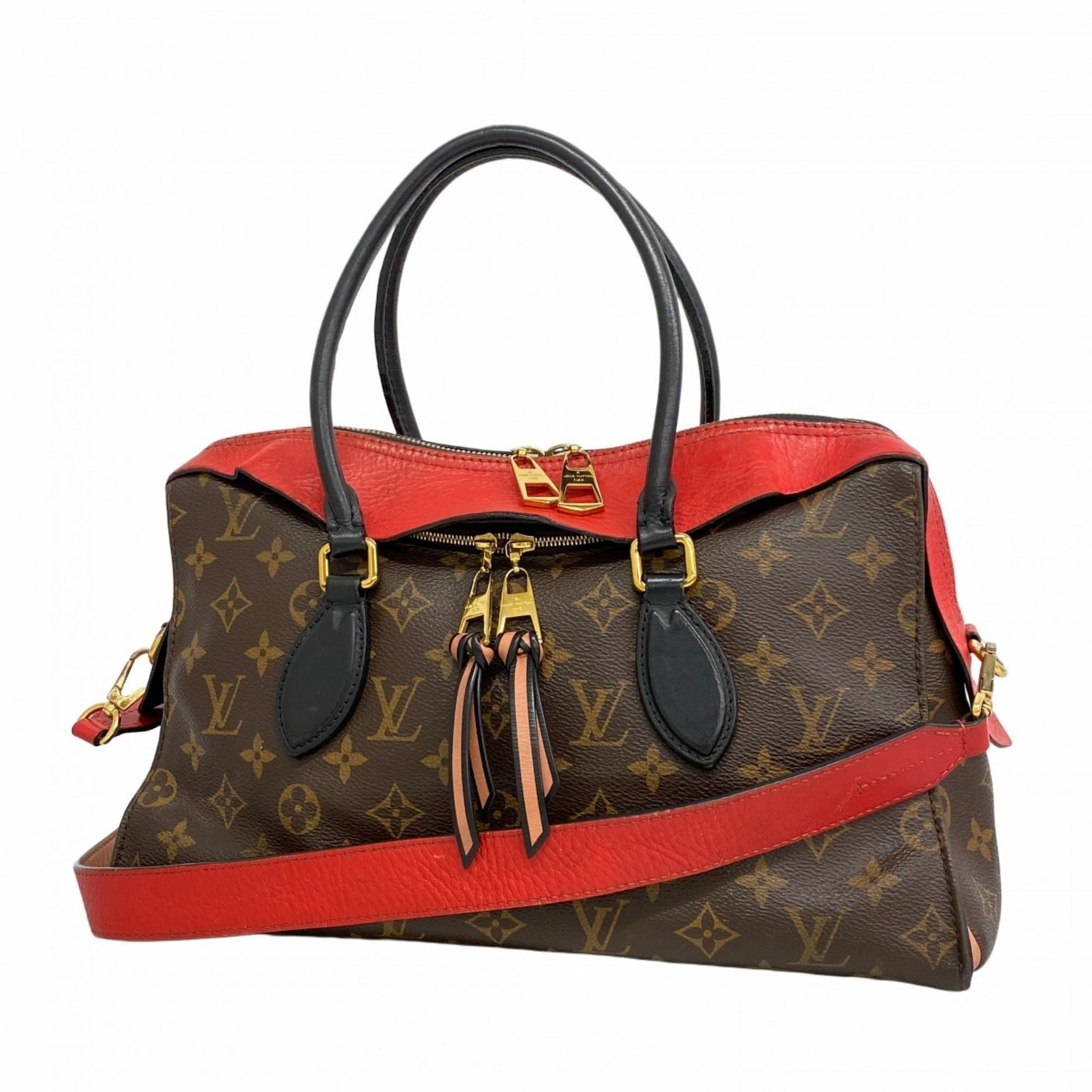 Handbag Louis Vuitton: Handbag Louis Vuitton A timeless and iconic Louis Vuitton handbag, this 21cm x 34cm x 16cm beauty boasts the signature monogram pattern and premium leather construction that has become synonymous with