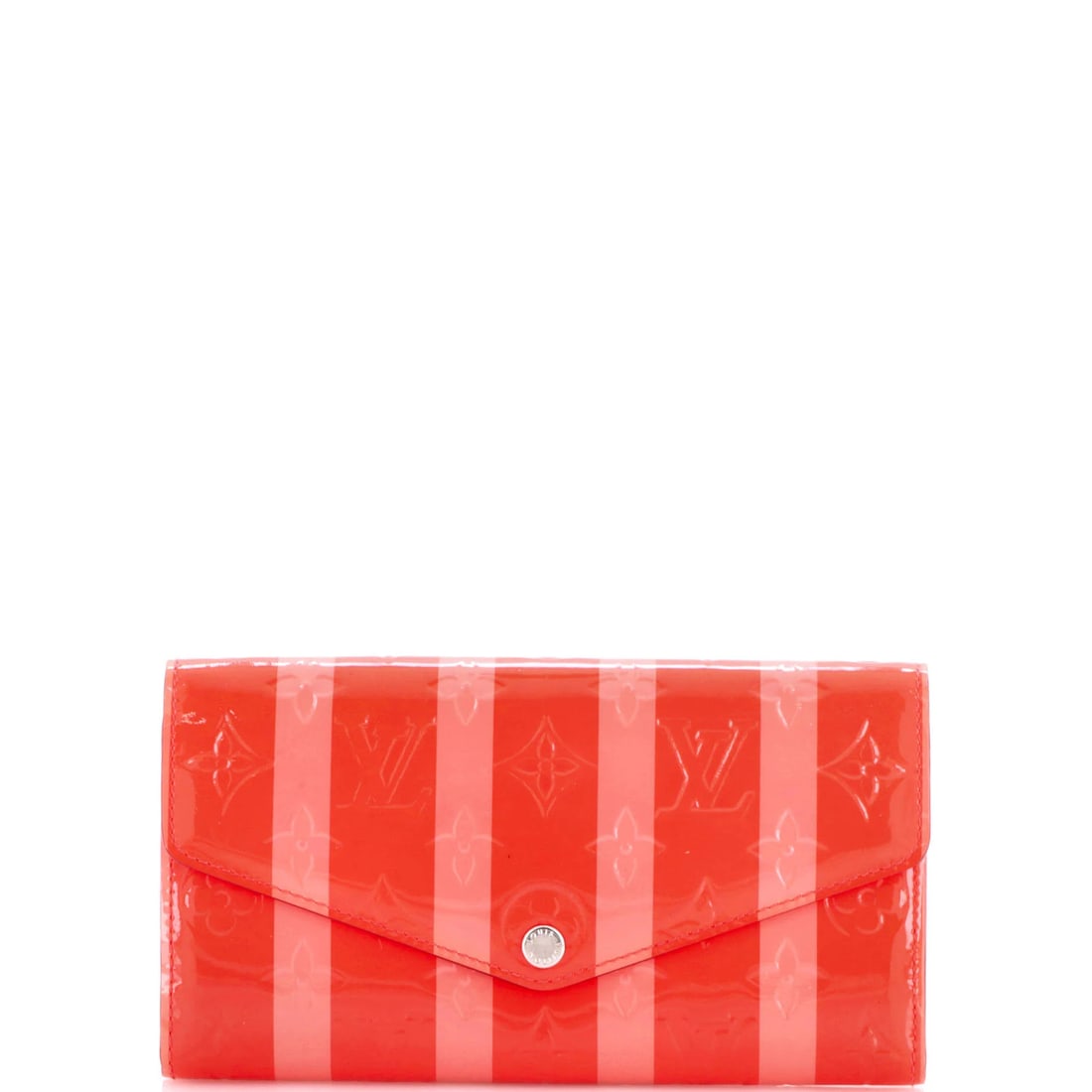 Louis Vuitton Sarah Wallet - Limited Edition Monogram Vernis Rayures (NM): Louis Vuitton Sarah Wallet - Limited Edition Monogram Vernis Rayures (NM) Own the iconic Louis Vuitton Sarah Wallet, a true luxury accessory for the modern woman. This limited edition Monogram Vernis