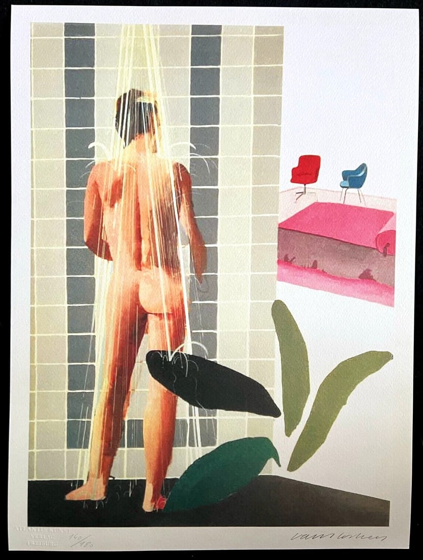 Lithograph David Hockney - 2