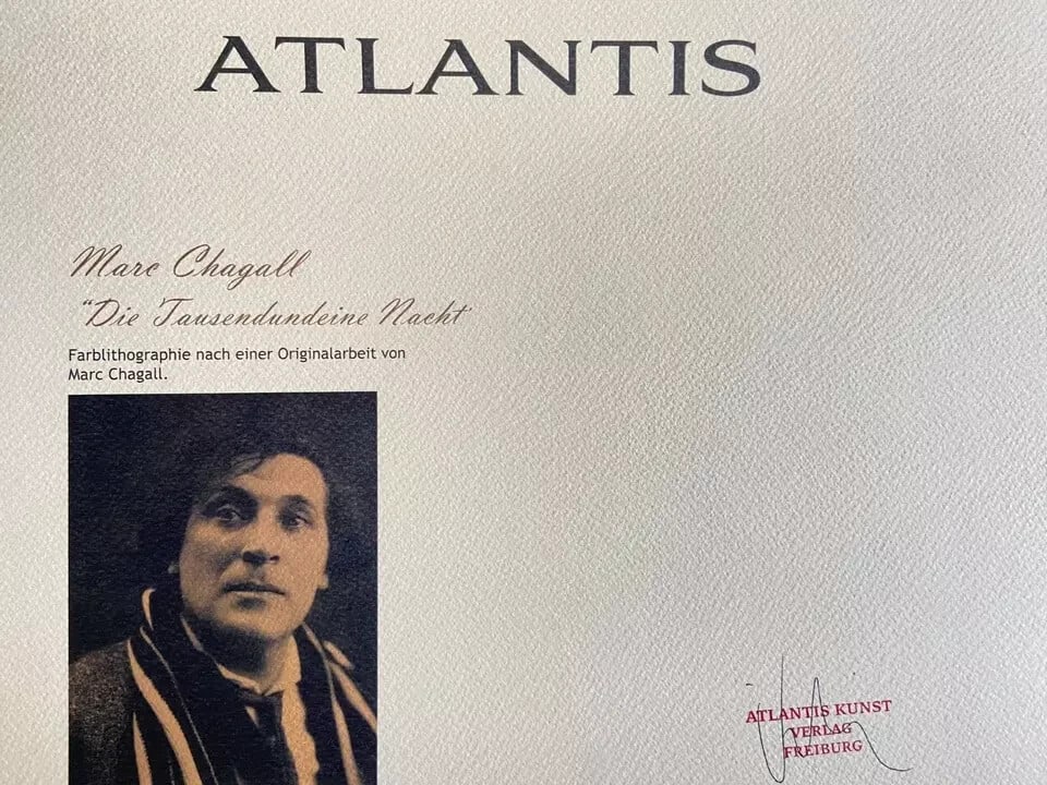 Marc Chagall Lithograph #numbered stamp - 10