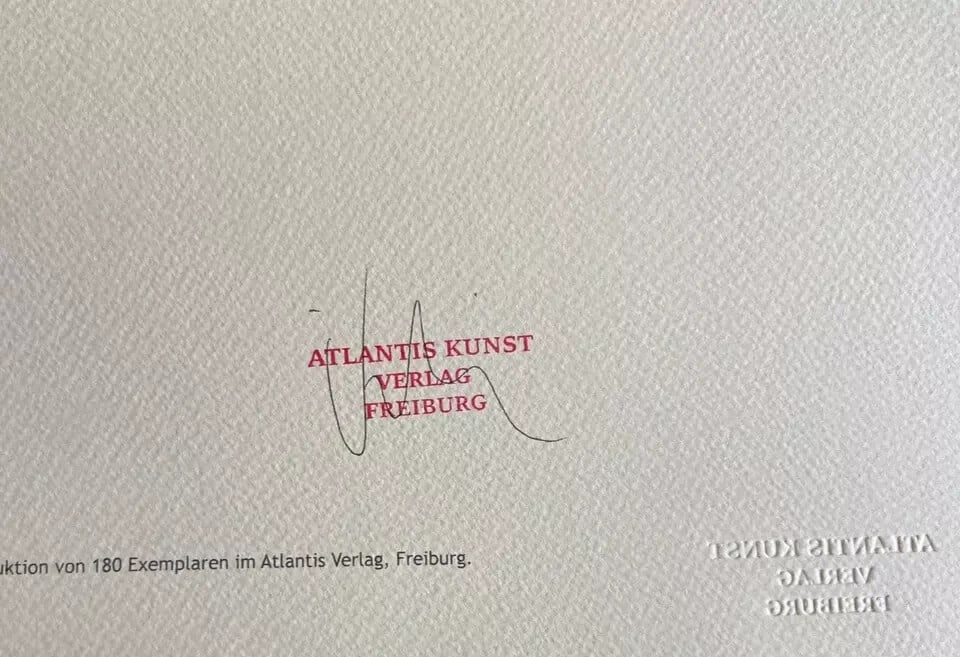 Marc Chagall Lithograph #numbered stamp - 12