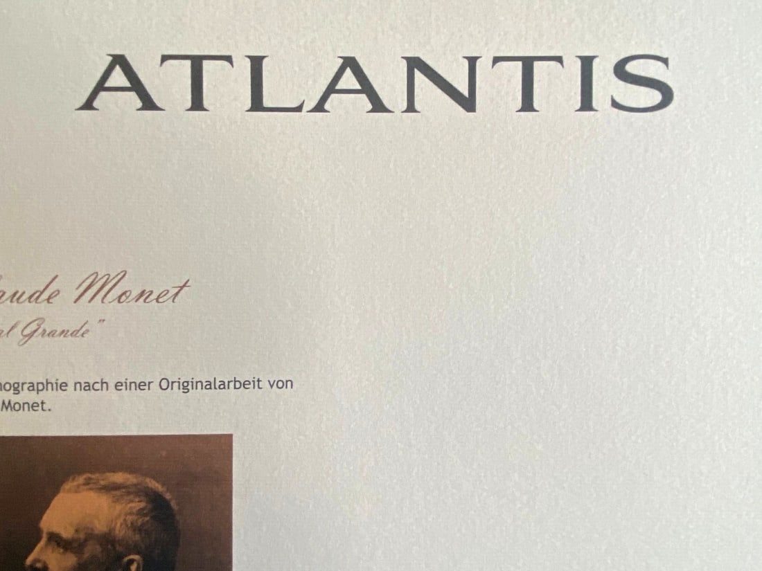 Numbered Claude Monet Lithograph - 9