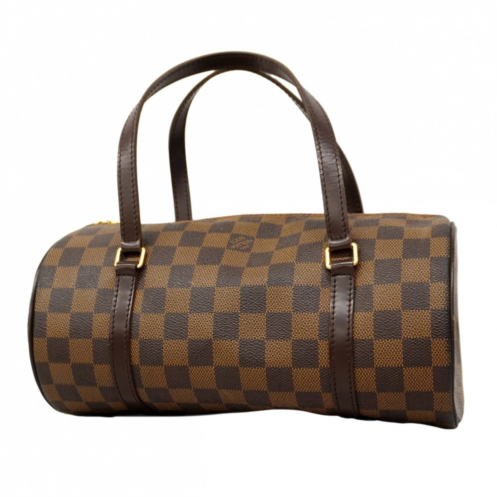 Handbag Louis Vuitton: Handbag Louis Vuitton A pre-owned Louis Vuitton handbag in Ebene, offering a timeless and sophisticated touch to any outfit. With its classic design and high-quality materials, this bag has been well-