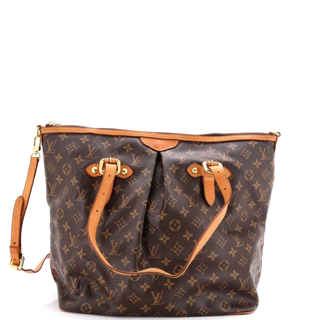 Louis Vuitton Palermo GM Monogram Canvas Handbag: Louis Vuitton Palermo GM Monogram Canvas Handbag A timeless classic, the Louis Vuitton Palermo GM Monogram Canvas Handbag boasts iconic monogram detailing and a spacious interior, perfect for daily us
