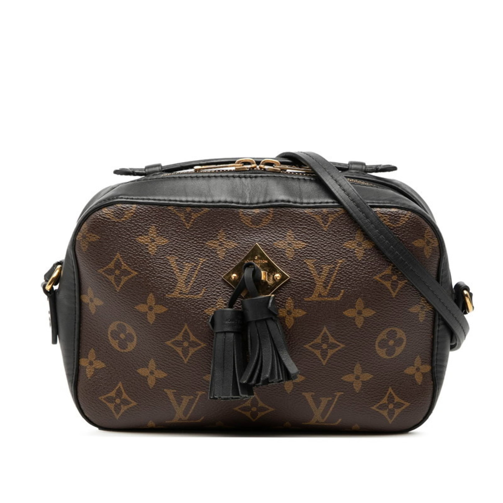 Louis Vuitton PVC Leather Shoulder Bag: Louis Vuitton PVC Leather Shoulder Bag A stylish and versatile Louis Vuitton shoulder bag, crafted from high-quality PVC leather in sleek black or brown tones. With its classic design and spacious int
