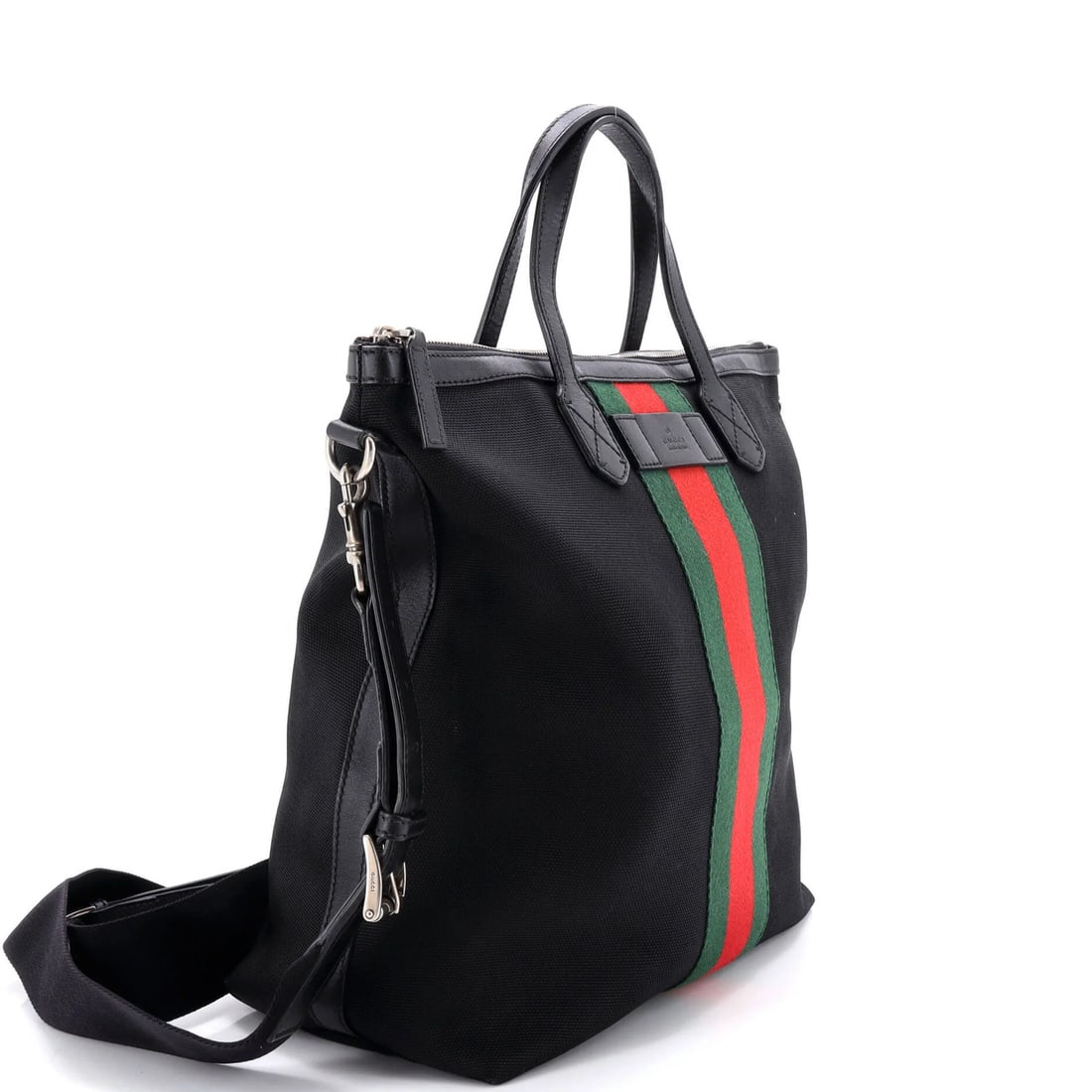 Gucci Medium Techno Canvas Web Zip Tote - 2
