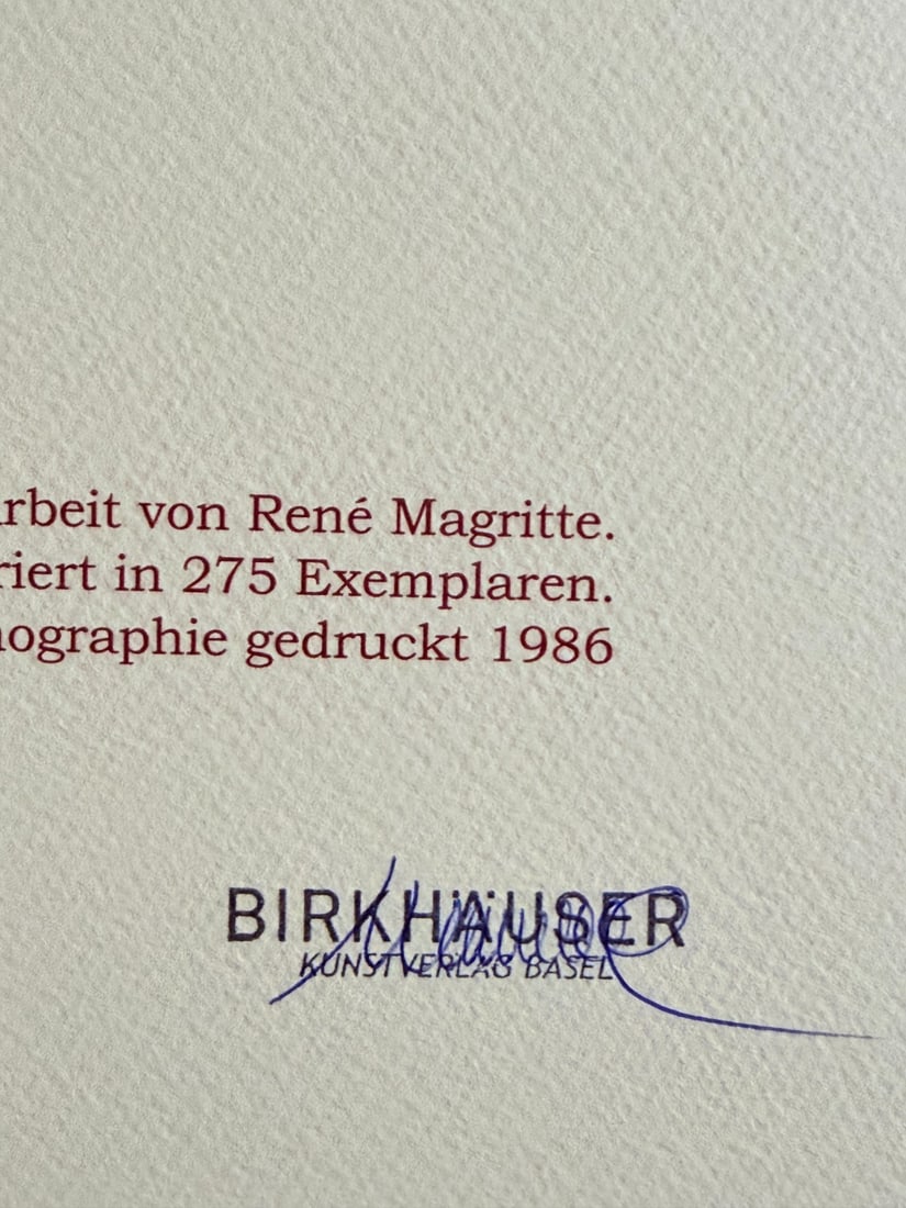 Ren Magritte Lithograph # - 11