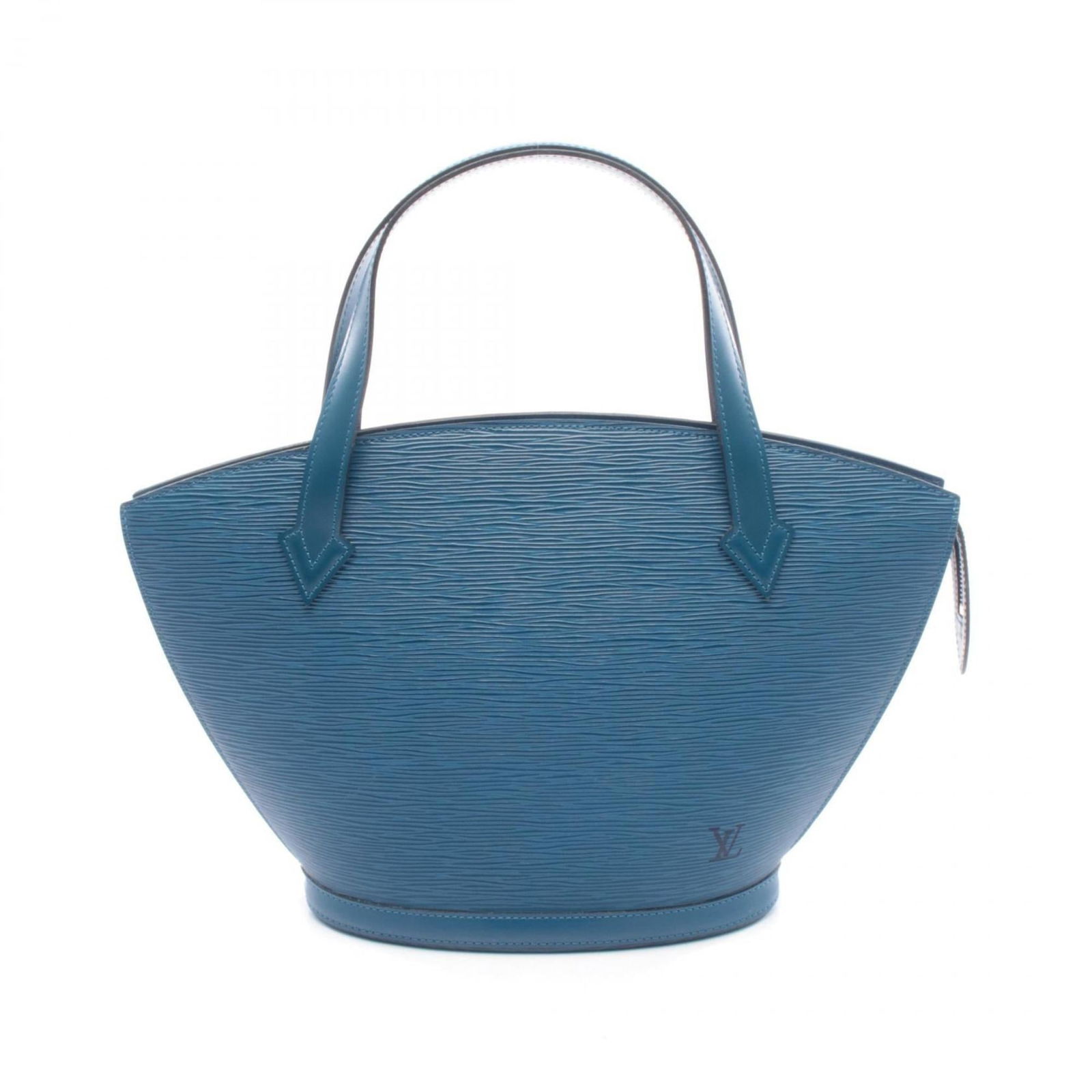 Louis Vuitton Epi Leather Handbag: Louis Vuitton Epi Leather Handbag Experience the timeless elegance of Louis Vuitton's iconic Epi Leather Handbag, boasting a stunning Toledo Blue hue that exudes sophistication and poise. With its cla