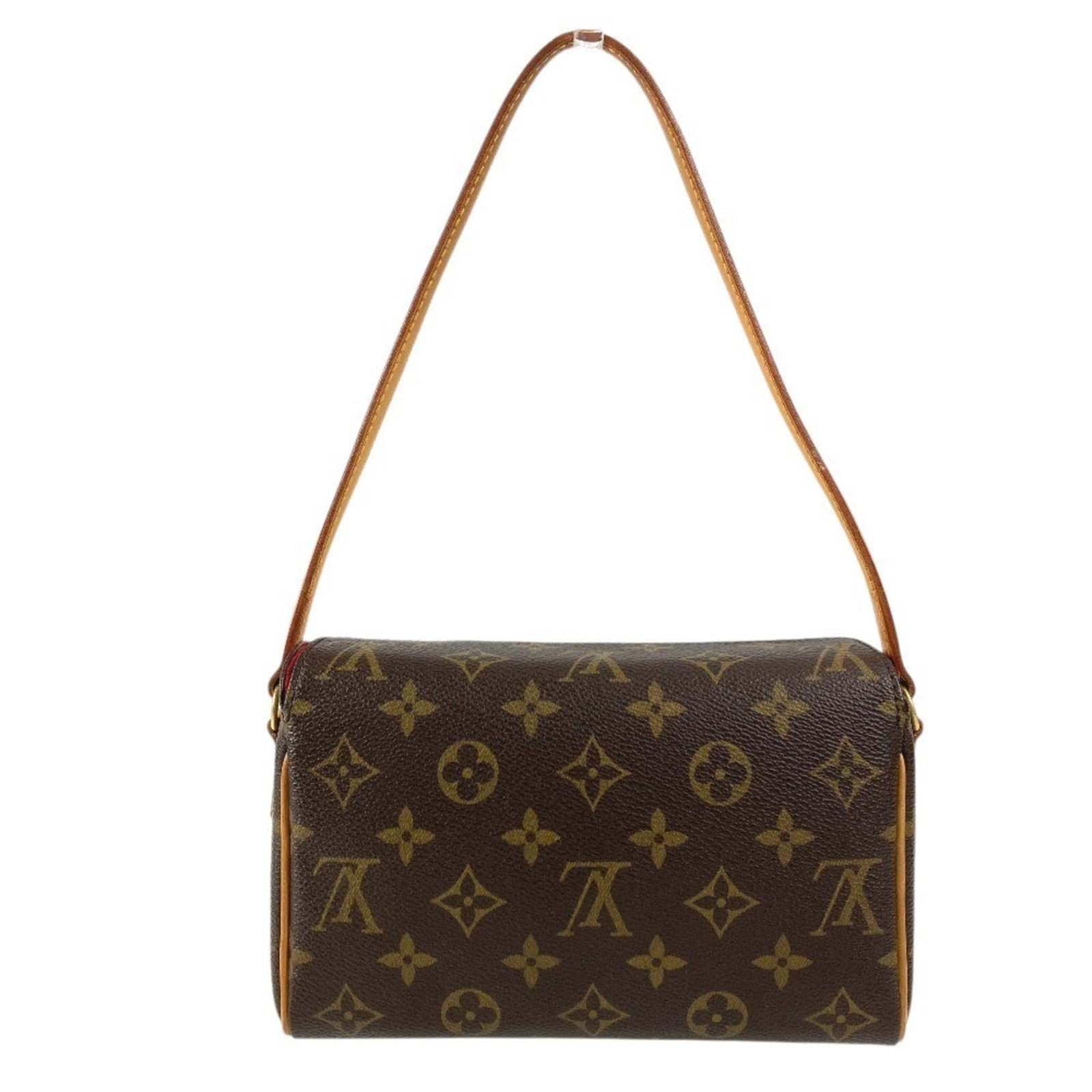 Louis Vuitton Monogram Canvas Pouch/ Shoulder Bag: Louis Vuitton Monogram Canvas Pouch/ Shoulder Bag A timeless piece from the iconic Louis Vuitton brand, this monogram canvas pouch/shoulder bag boasts the signature LV pattern in rich brown tones. Wit