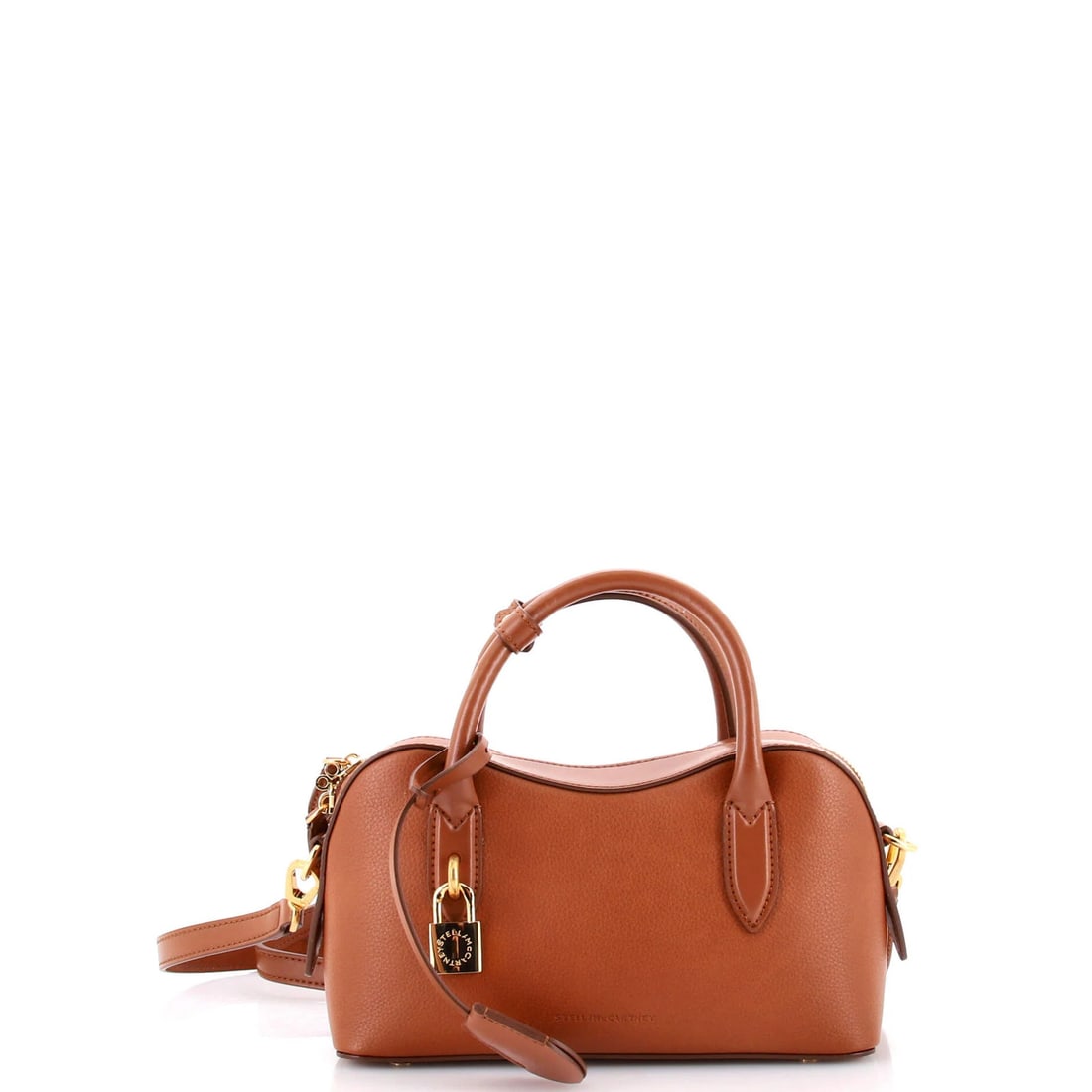 Stella McCartney Ryder Small Faux Leather Shoulder Bag: Stella McCartney Ryder Small Faux Leather Shoulder Bag The Stella McCartney Ryder Small Faux Leather Shoulder Bag is a timeless and stylish accessory that exudes effortless chic. With its rich brown f