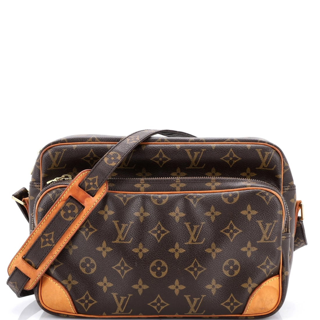 Louis Vuitton Nil Messenger Bag - Monogram Canvas: Louis Vuitton Nil Messenger Bag - Monogram Canvas A rare opportunity to own a pre-loved Louis Vuitton Nil Messenger Bag, boasting the iconic monogram canvas exterior in rich brown hues. With its